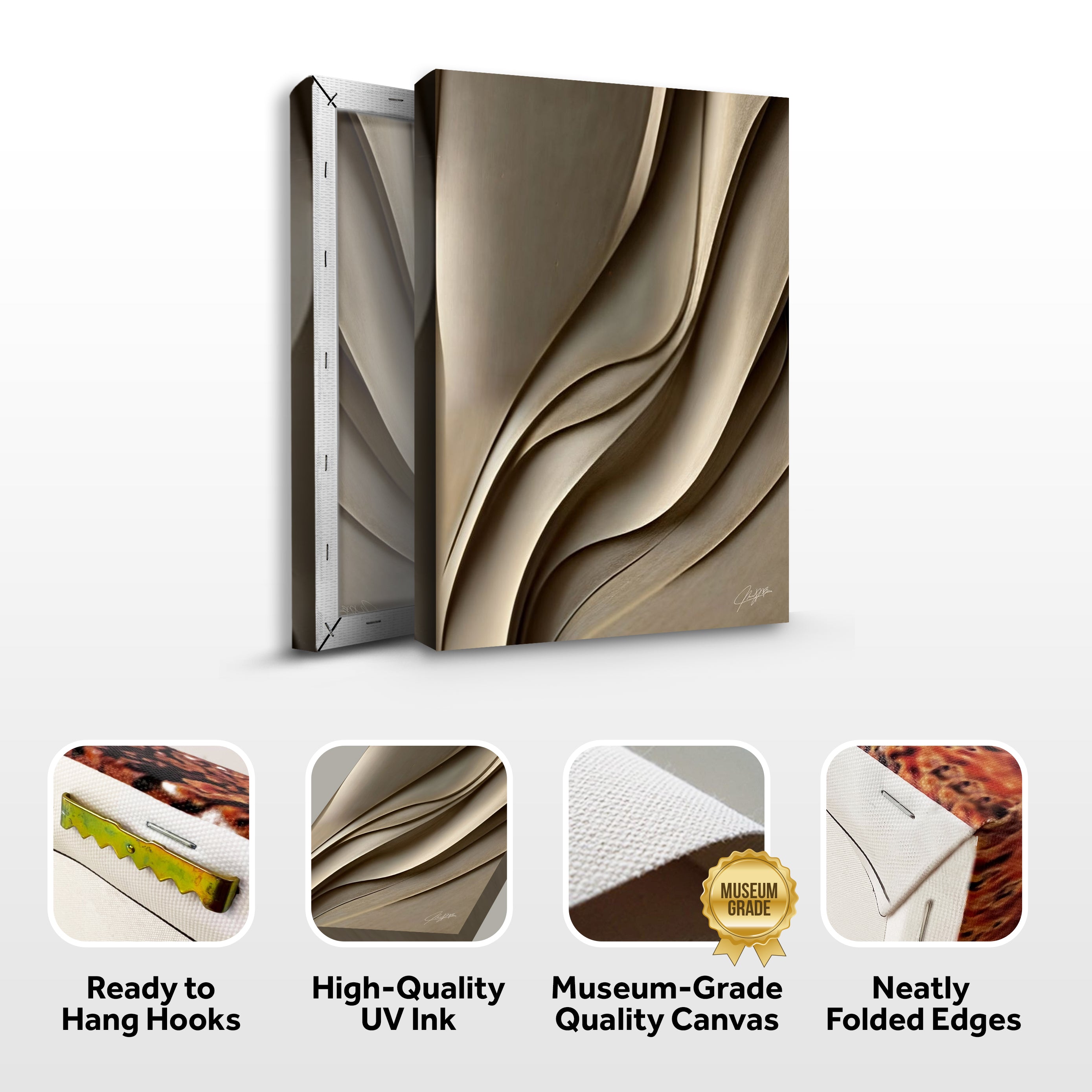 Canvas Print: "Drifted Elegance" on sale at MyriadMart