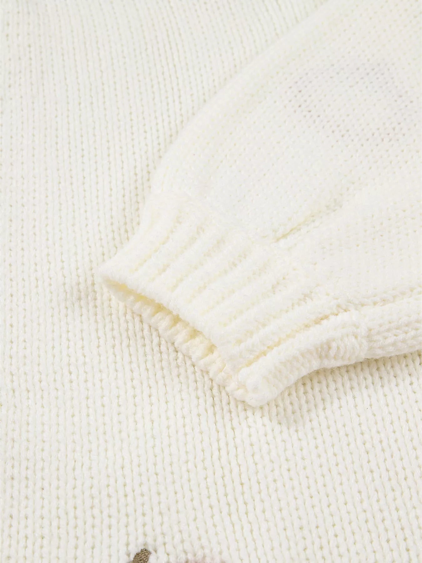 Halloween Pumpkin Embroidered Knit Cardigan - MyriadMart