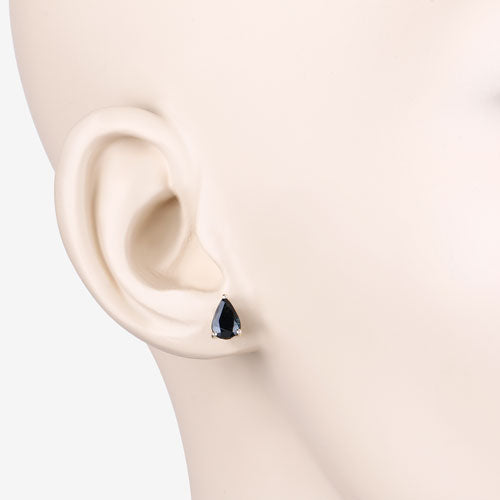 1.60 Carat Genuine Blue Sapphire 10K Yellow Gold Earrings on sale at MyriadMart