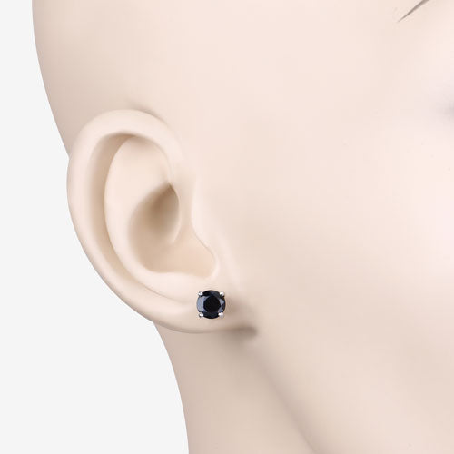 1.70 Carat Genuine Blue Sapphire 10K White Gold Earrings on sale at MyriadMart