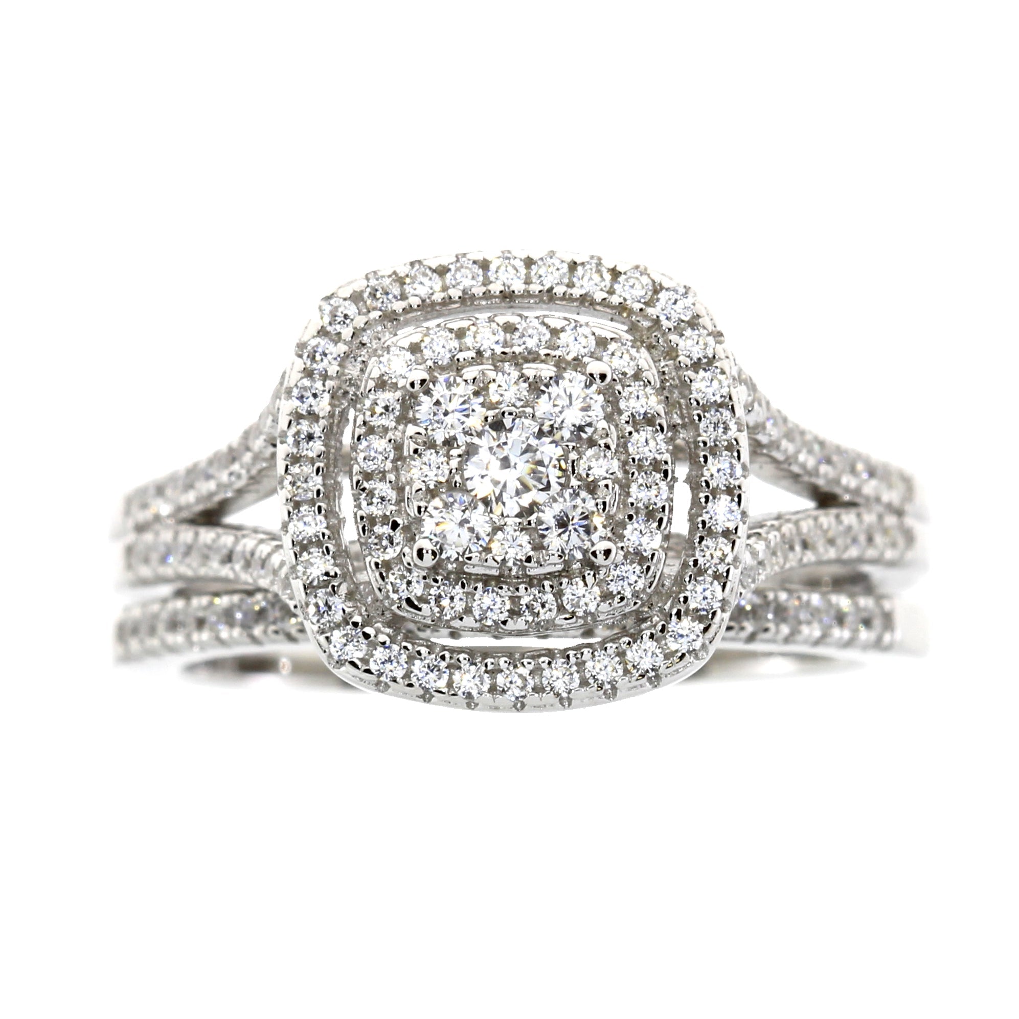 Cubic Zirconium CZ SS Bridal Sterling Silver on sale at MyriadMart