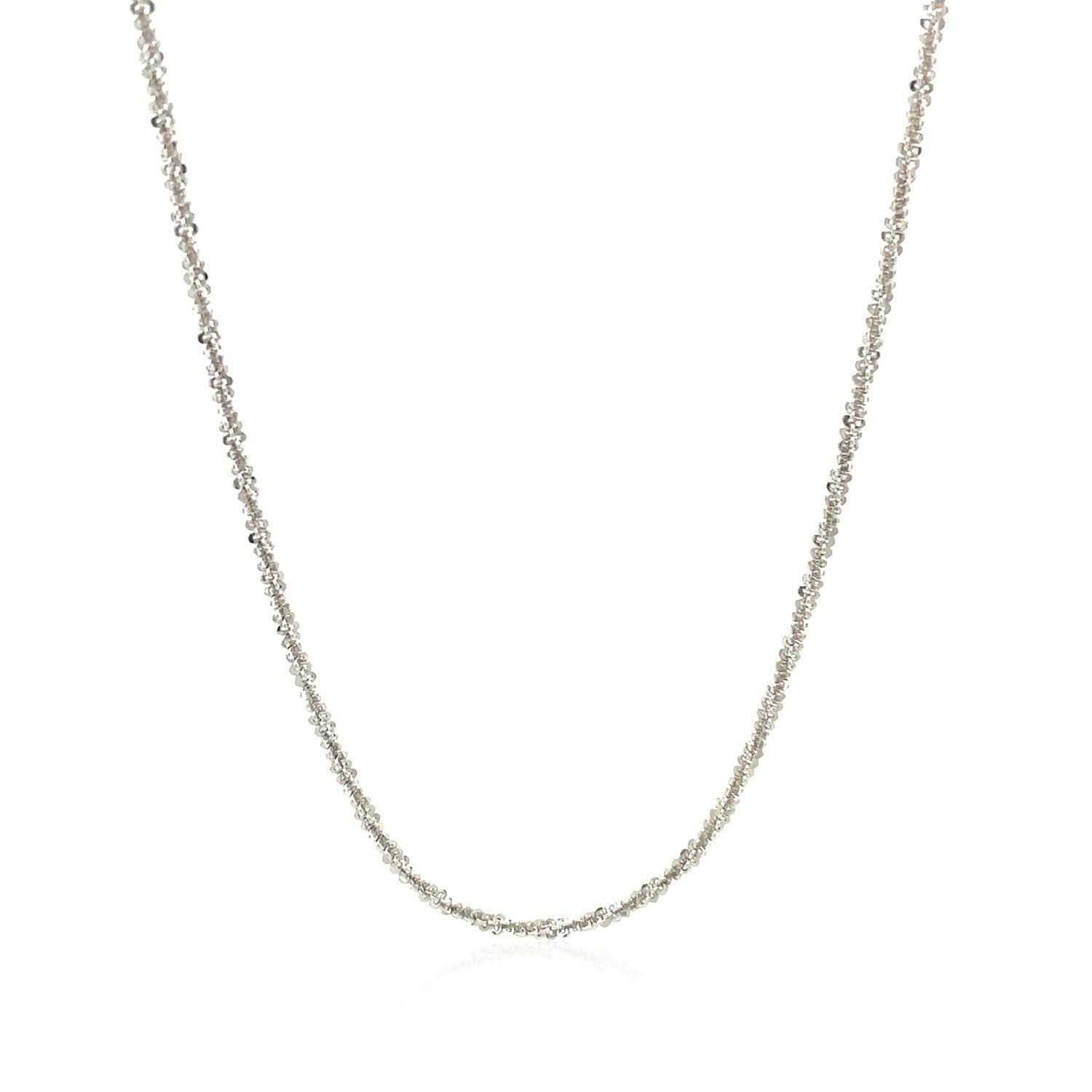 Sterling Silver 1.5mm Adjustable Sparkle Chain on sale at MyriadMart