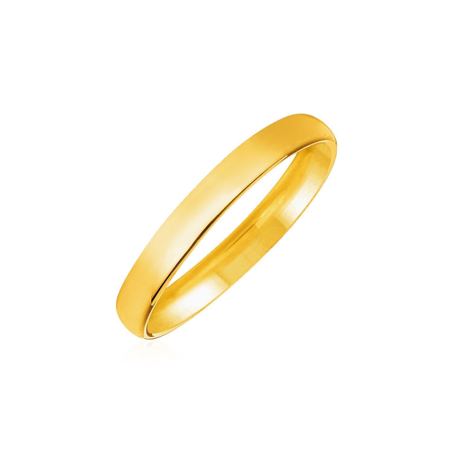 14k Yellow Gold 5mm Comfort Fit Wedding Band on sale at MyriadMart
