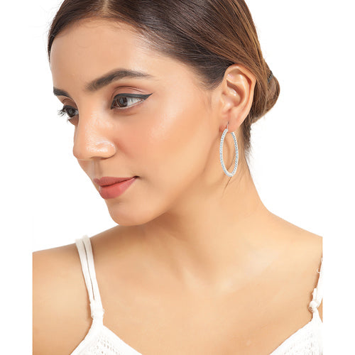 3.60 Carat Genuine Swiss Blue Topaz .925 Sterling Silver Earrings on sale at MyriadMart