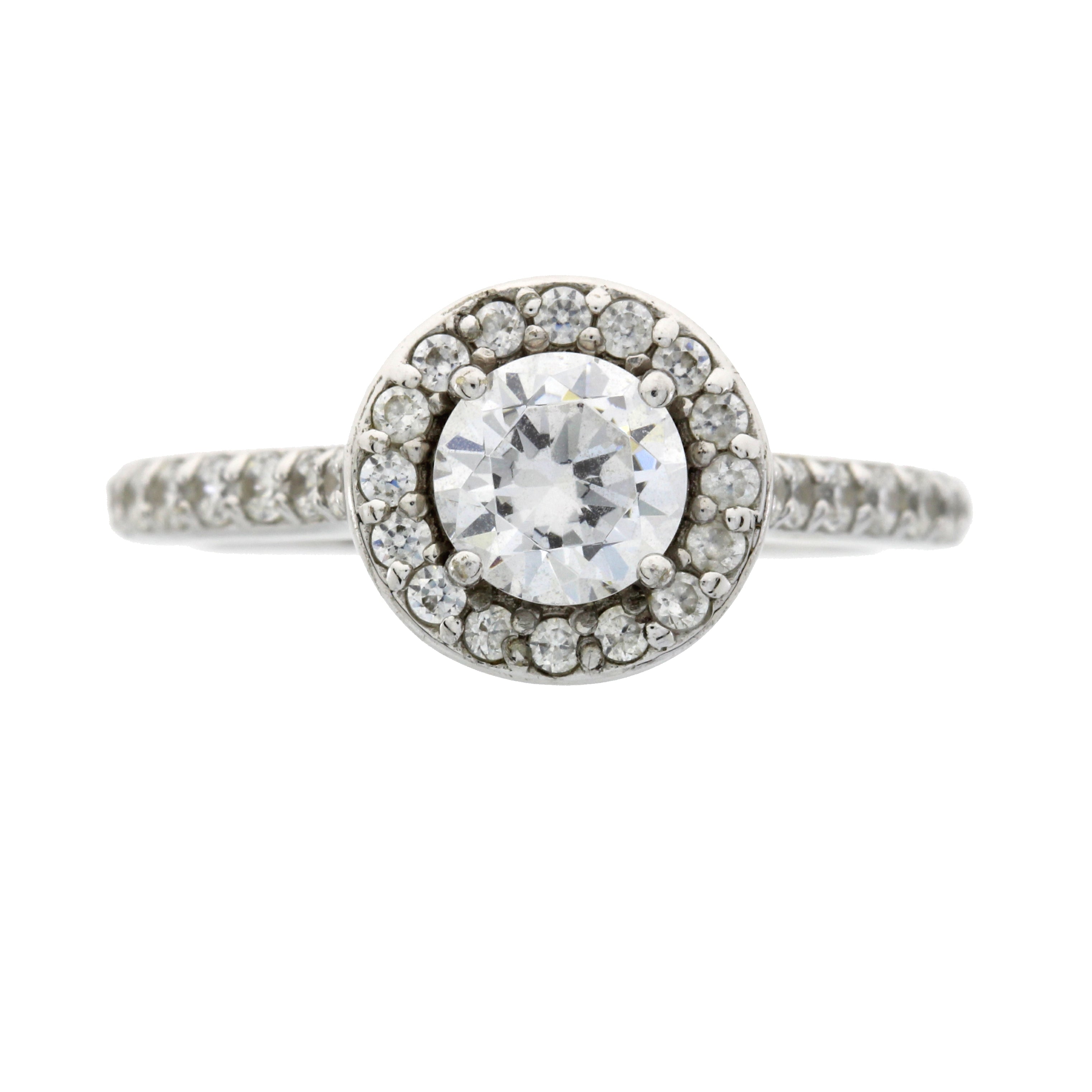 Cubic Zirconium Ring Sterling Silver on sale at MyriadMart