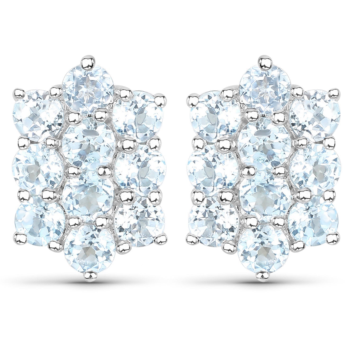 8.80 Carat Genuine Blue Topaz .925 Sterling Silver 3 Piece Jewelry Set Ring, Earrings, and Pendant w/ Chain on sale at MyriadMart
