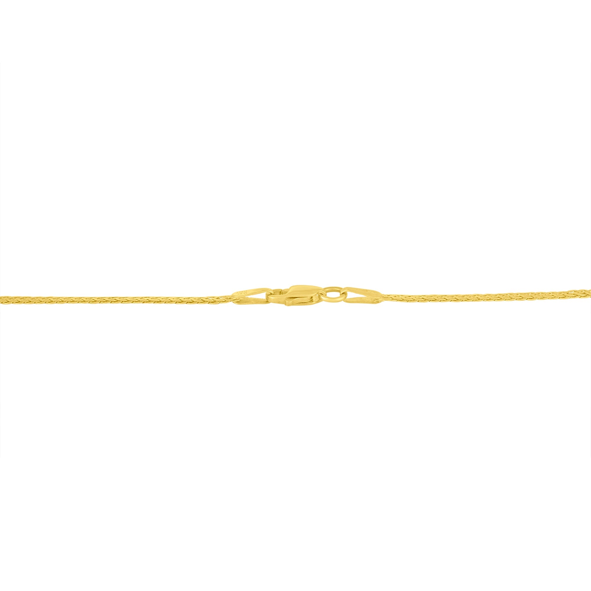 10K Yellow and White Gold 1/2 Cttw Princess Cut Diamond Channel-Set â€œVâ€ Shape 18" Franco Chain Necklace H-I Color, SI2-I1 Clarity on sale at MyriadMart