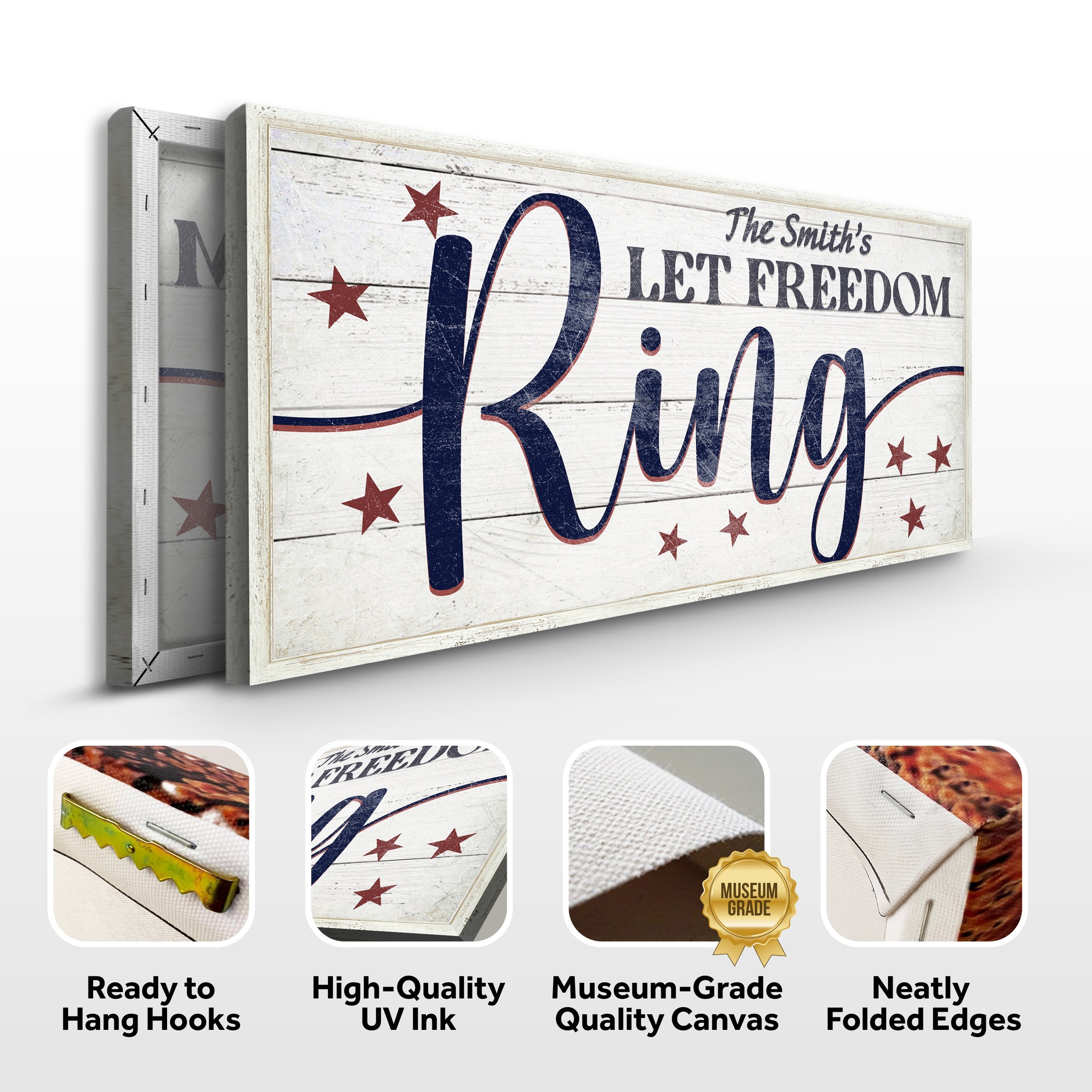 Let Freedom Ring Personalized Sign on sale at MyriadMart
