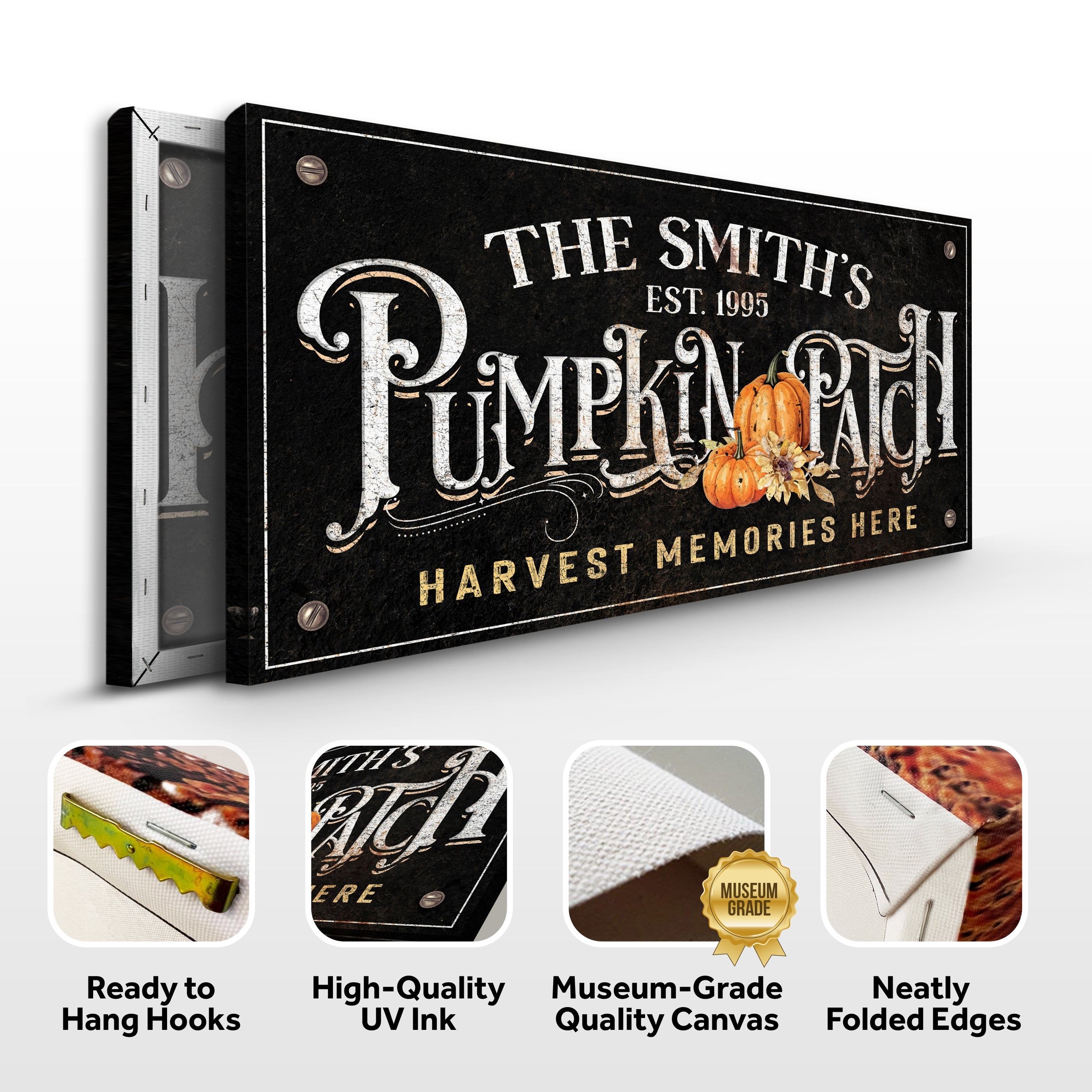 Harvest Memories Here Pumpkin Patch Sign on sale at MyriadMart