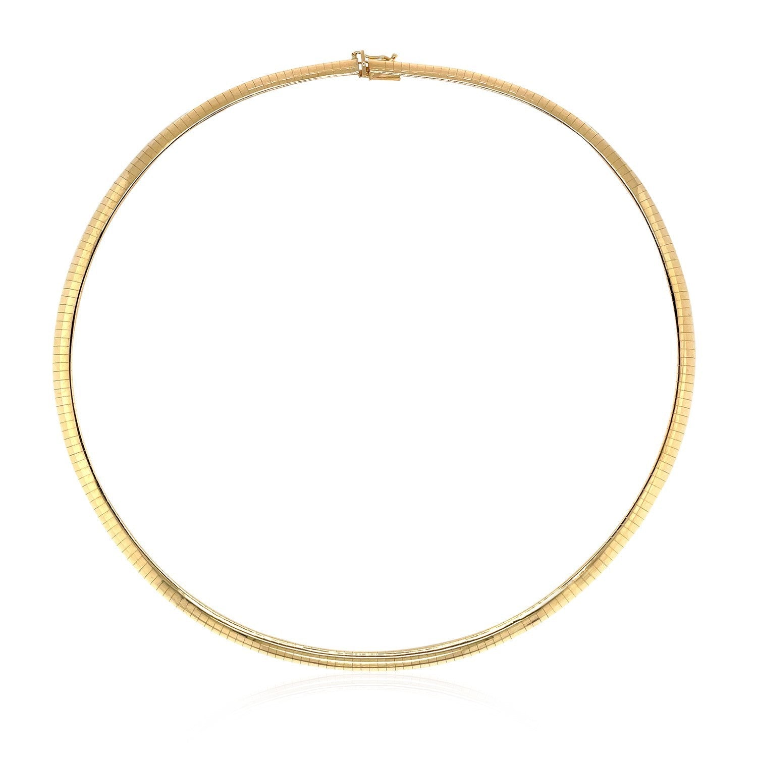 14k Yellow Gold Classic Omega Style Chain 6 mm on sale at MyriadMart