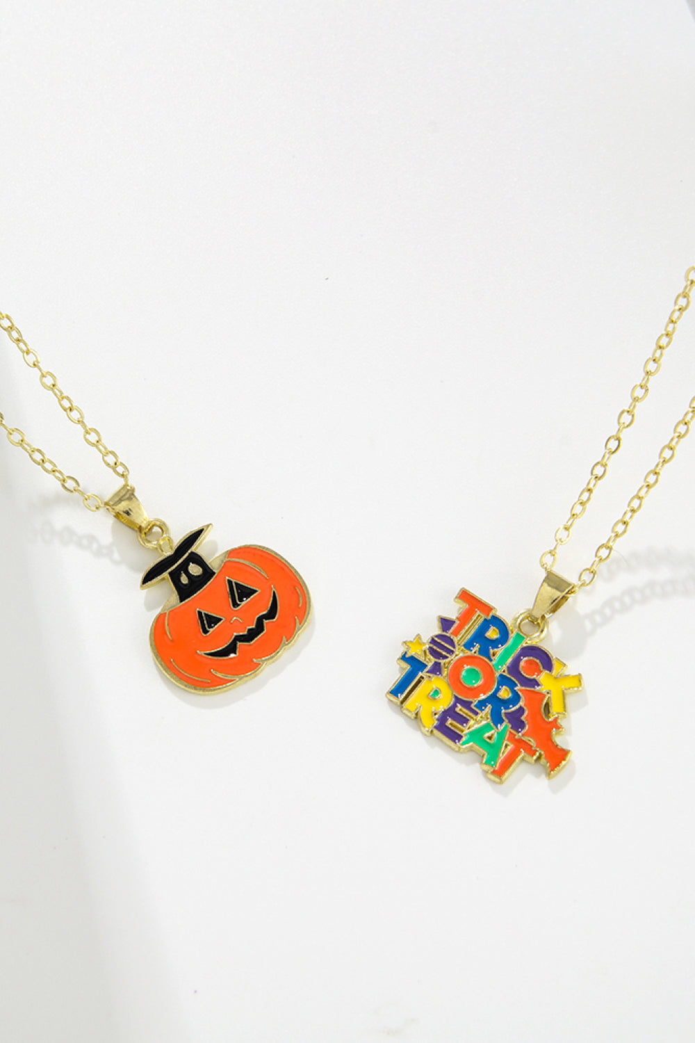 Two-Piece Halloween Theme Necklace Set - MyriadMart