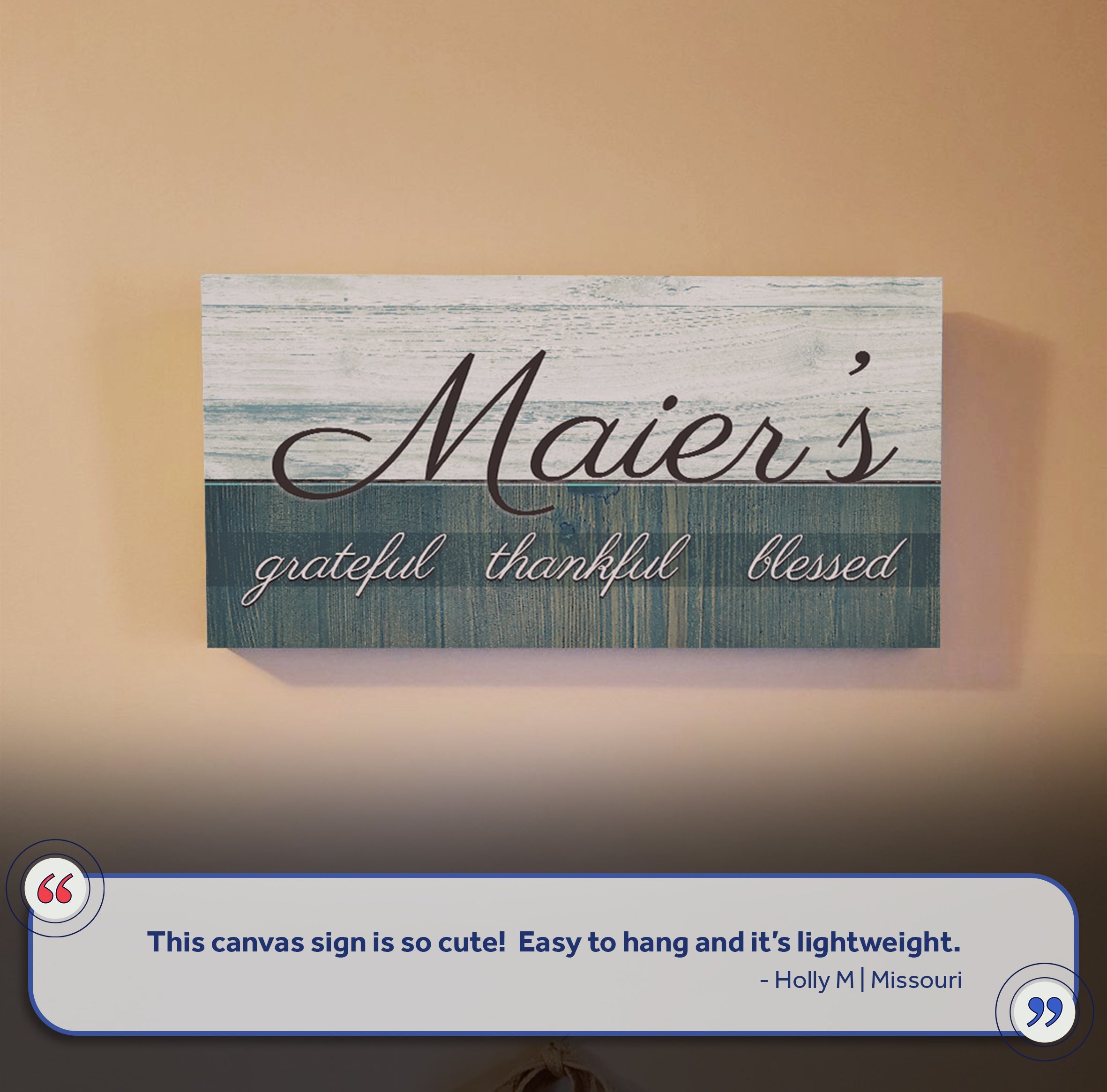 Family Grateful Sign III on sale at MyriadMart