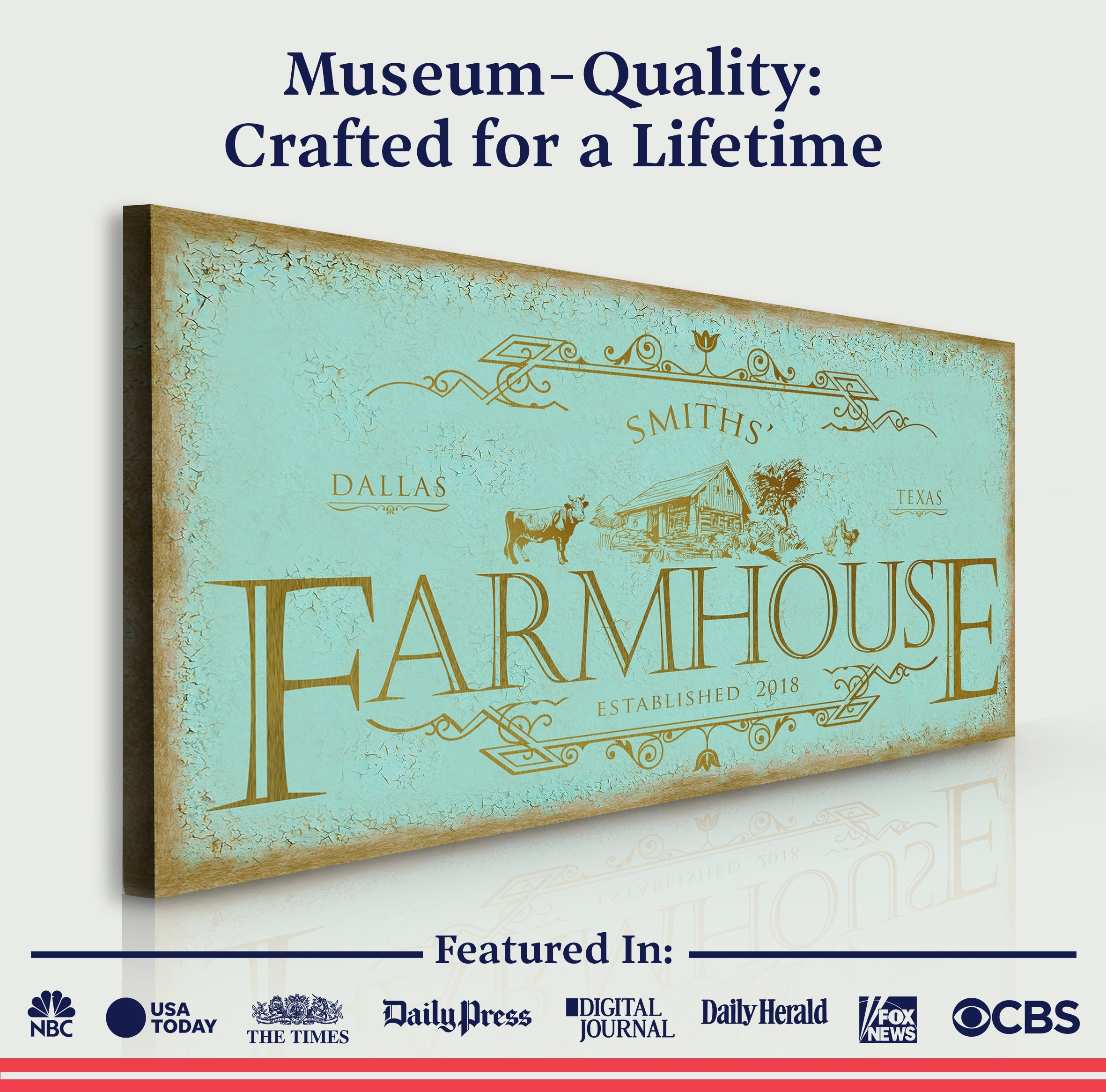 Rustic Farmhouse Sign IV on sale at MyriadMart