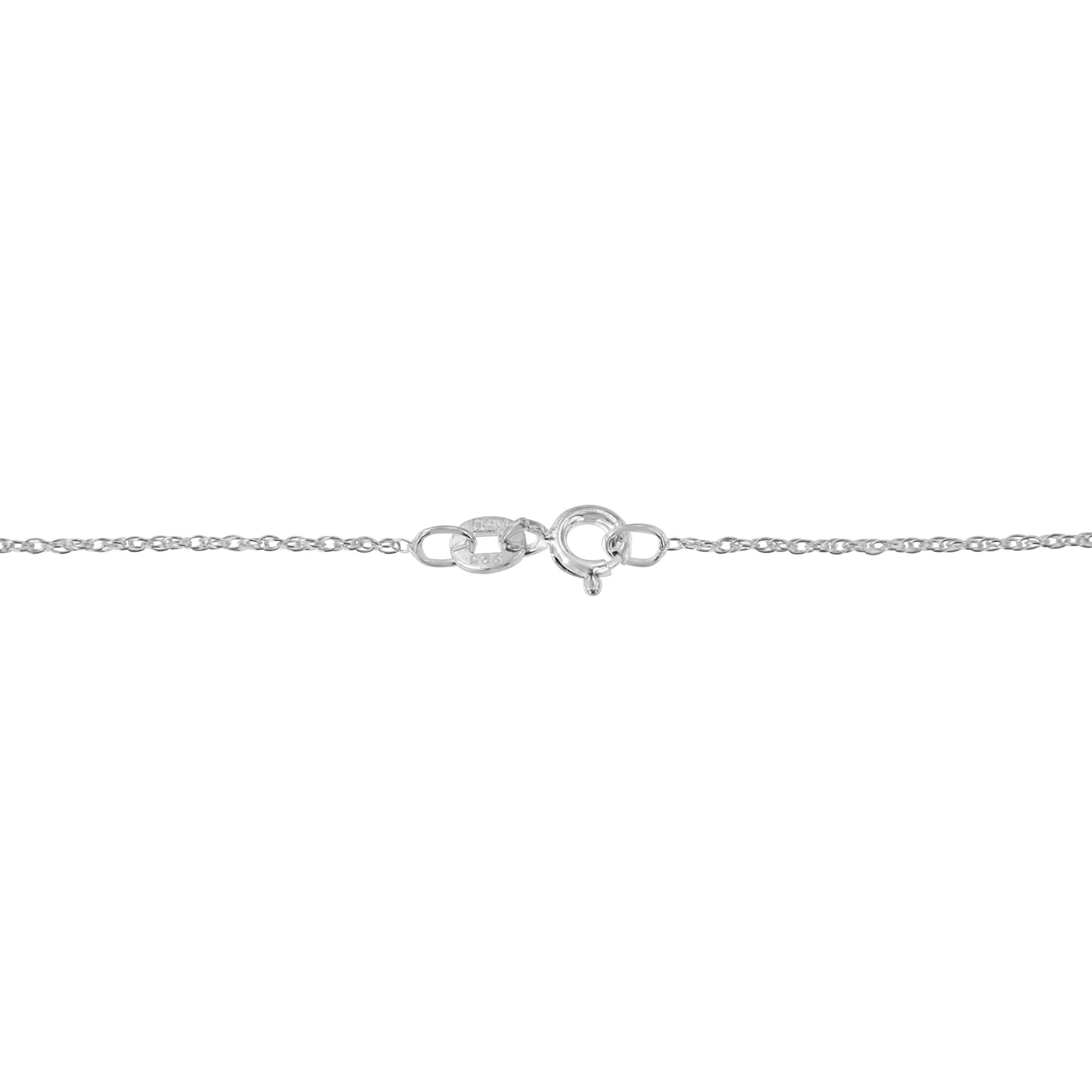 .925 Sterling Silver 1/3 Cttw Diamond Framed Open Cross 18" Pendant Necklace J-K Color, I2-I3 Clarity on sale at MyriadMart