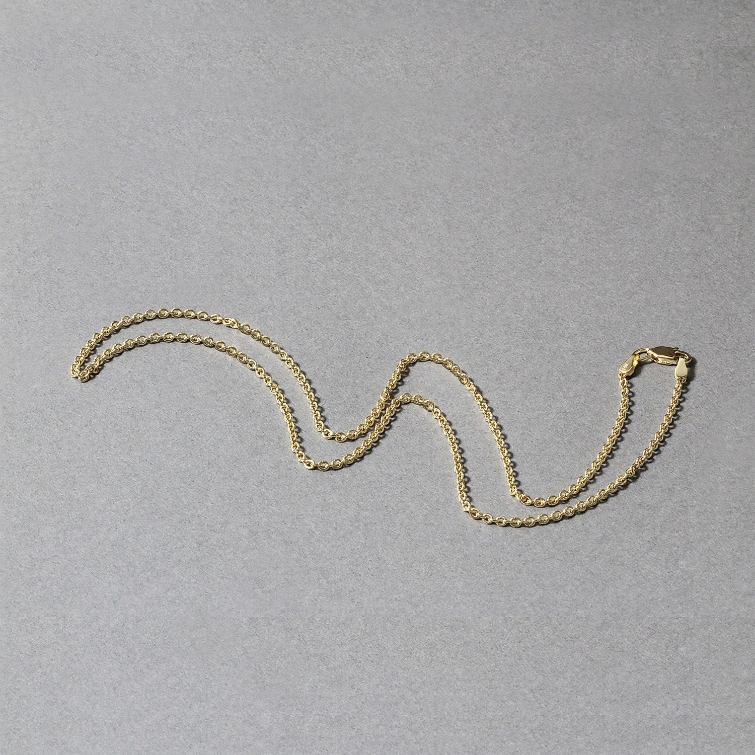14k Yellow Gold Forsantina Lite Cable Link Chain 1.9mm on sale at MyriadMart