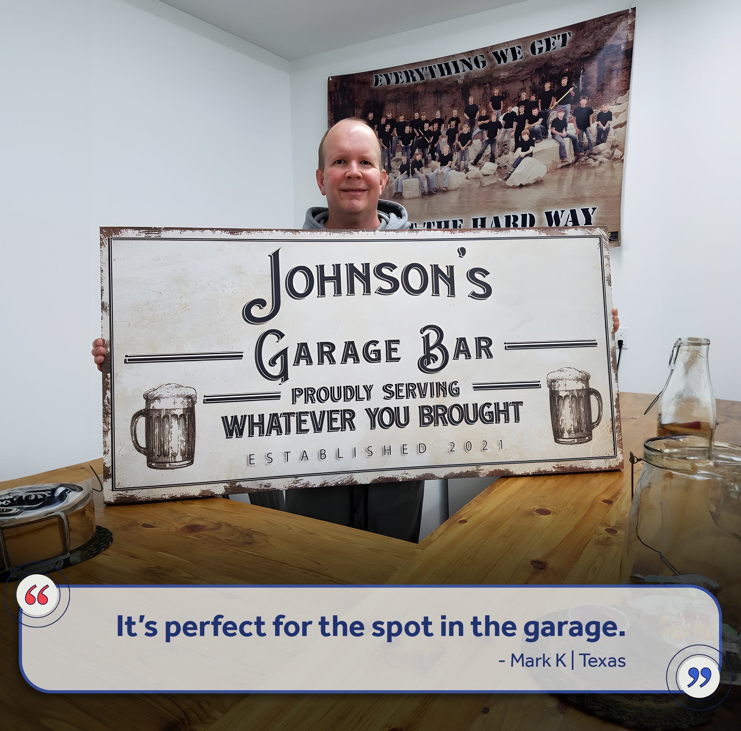 Garage Bar Sign on sale at MyriadMart