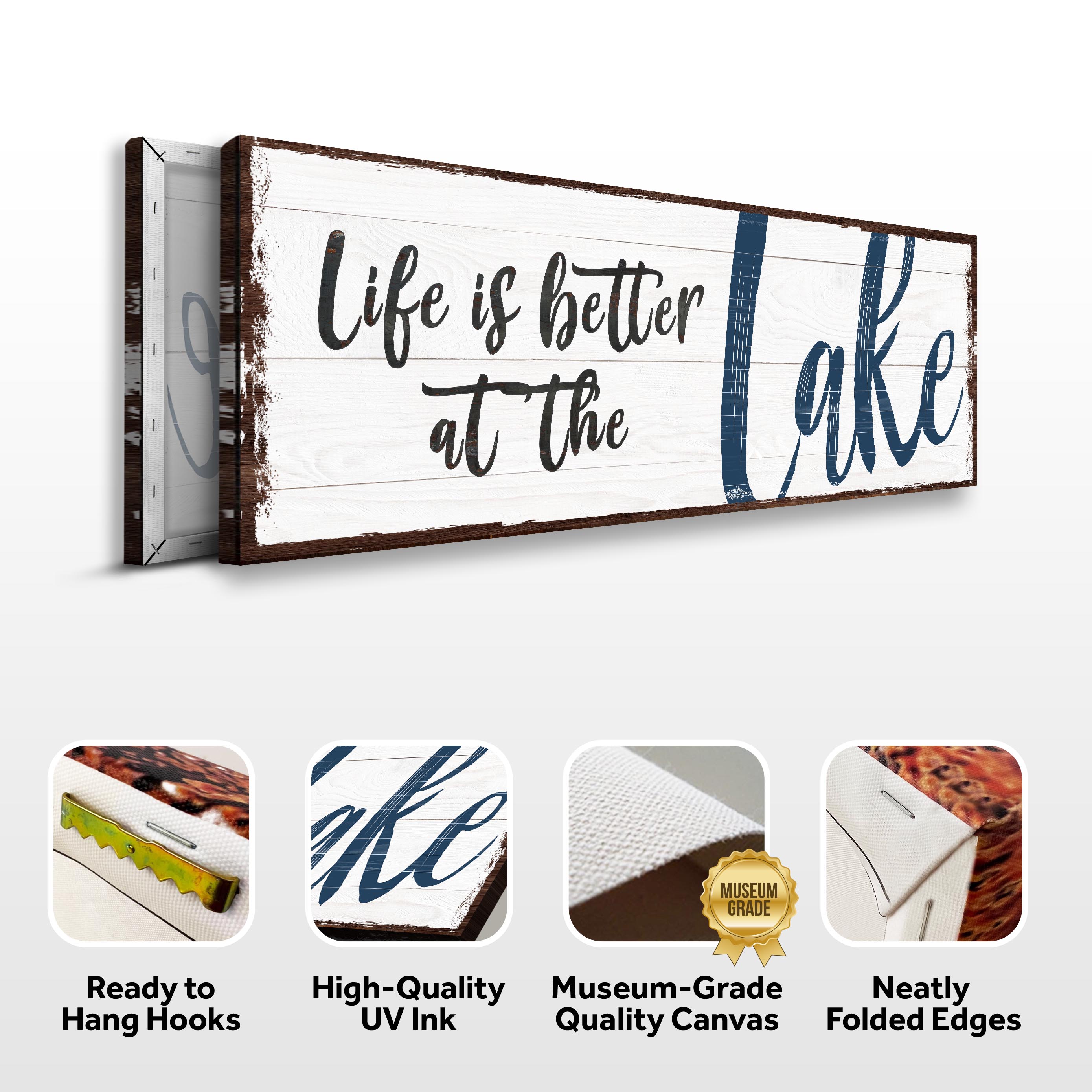 Life Is Better At The Lake Sign II on sale at MyriadMart