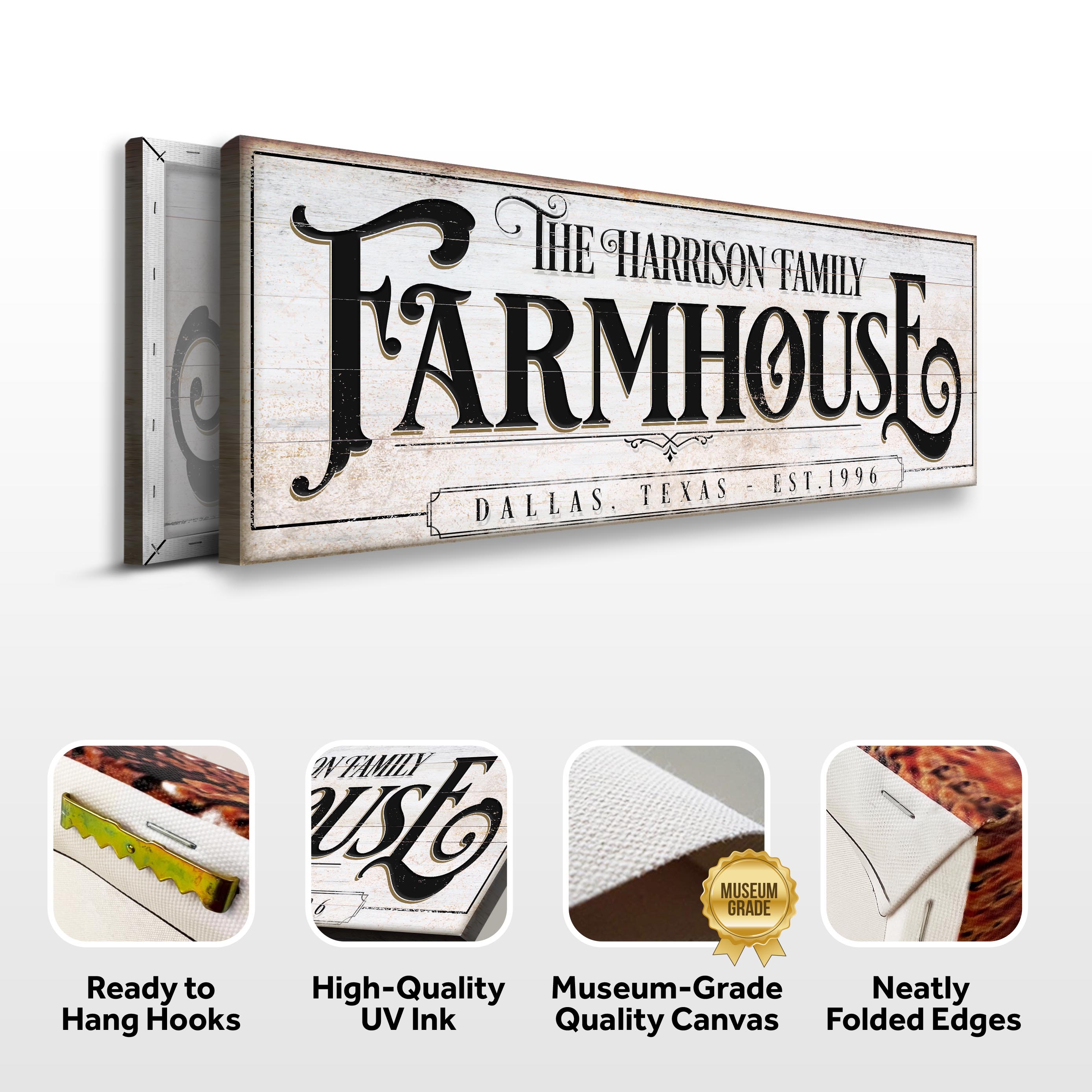Vintage Rust Farmhouse Sign on sale at MyriadMart