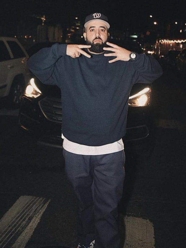 Men's new solid color round neck long sleeve sweatshirt on sale at MyriadMart