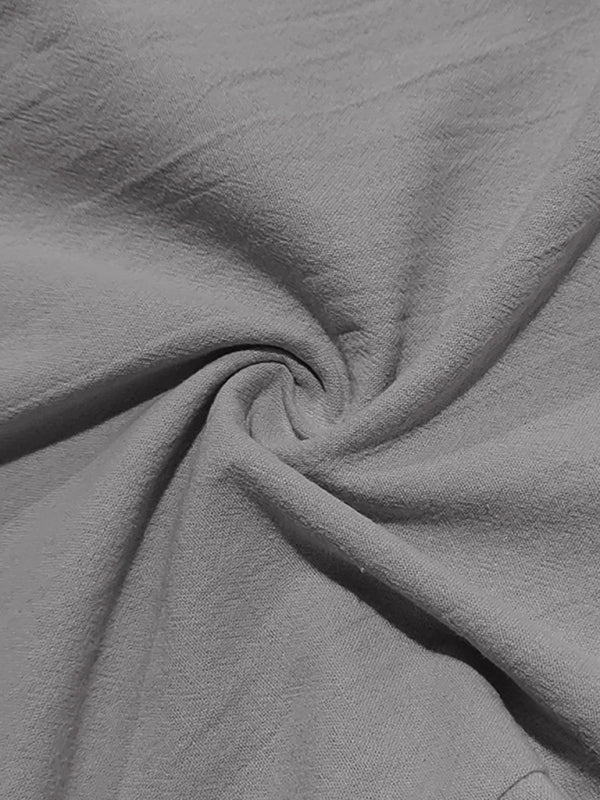 Men's Loose Casual Relaxed Straight Linen Naples Gurga Breathable Trousers - MyriadMart