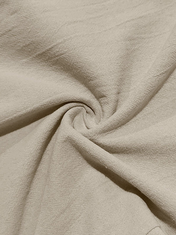 Loose linen casual wide-leg beach sports four seasons breathable trousers - MyriadMart