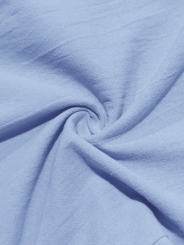 Loose linen casual wide-leg beach sports four seasons breathable trousers - MyriadMart