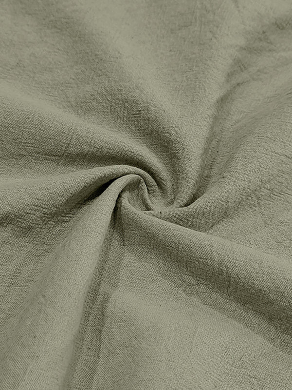 Men's Casual Sleeveless Waistcoat Shirt Linen Hooded Solid Color Breathable Loose Top - MyriadMart