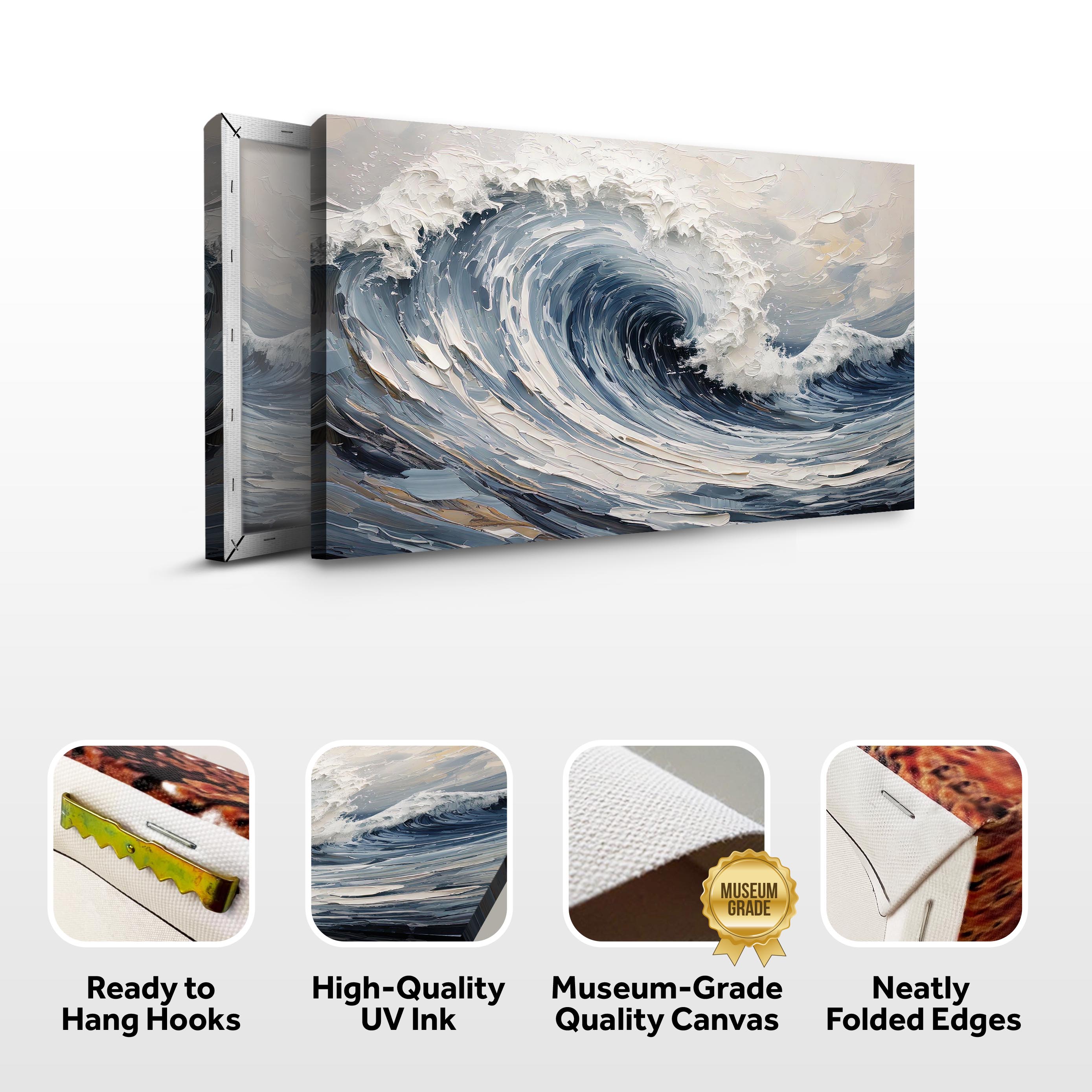Modern Ocean Wave Wall Art on sale at MyriadMart