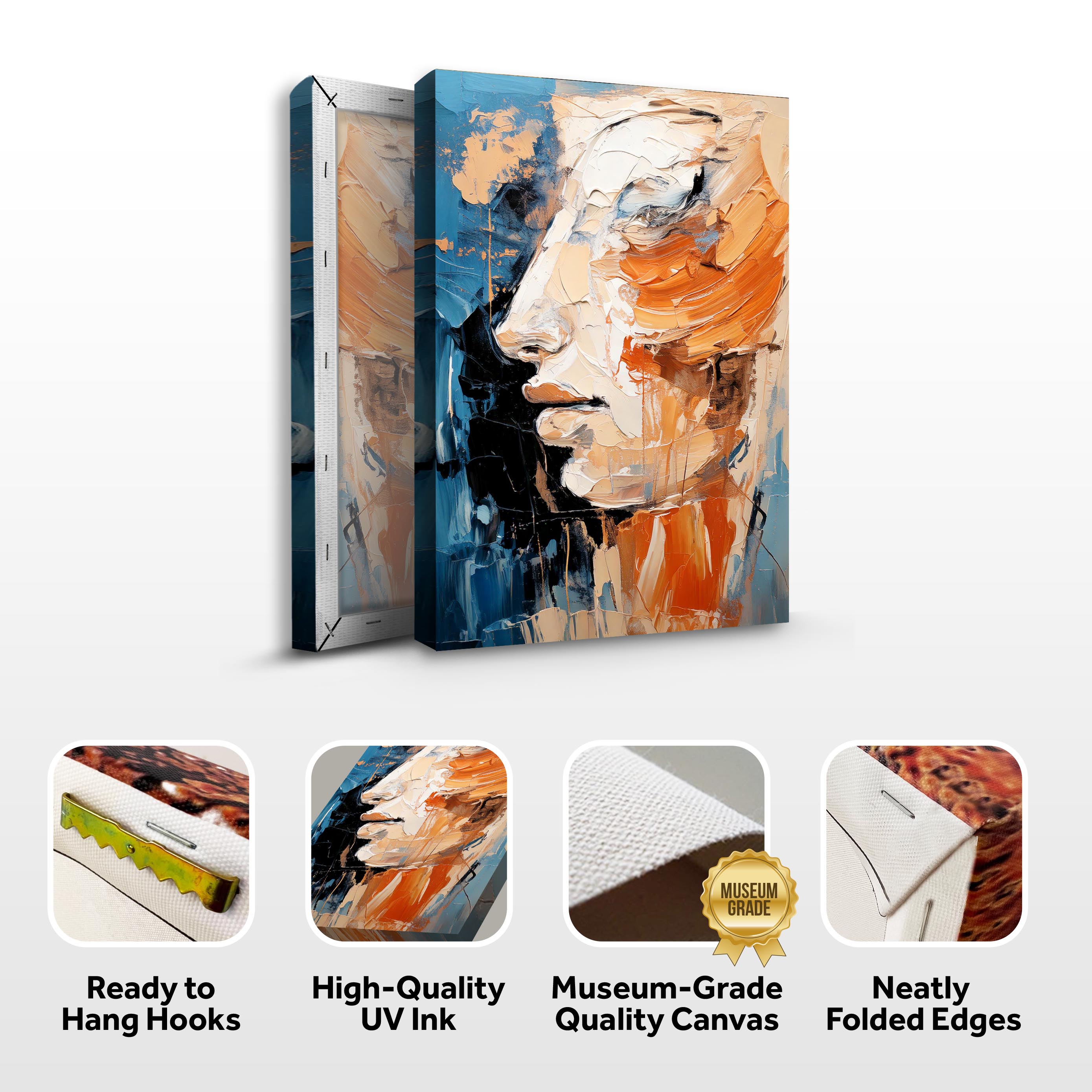 Modern Brush Stroke Abstract Wall Art on sale at MyriadMart