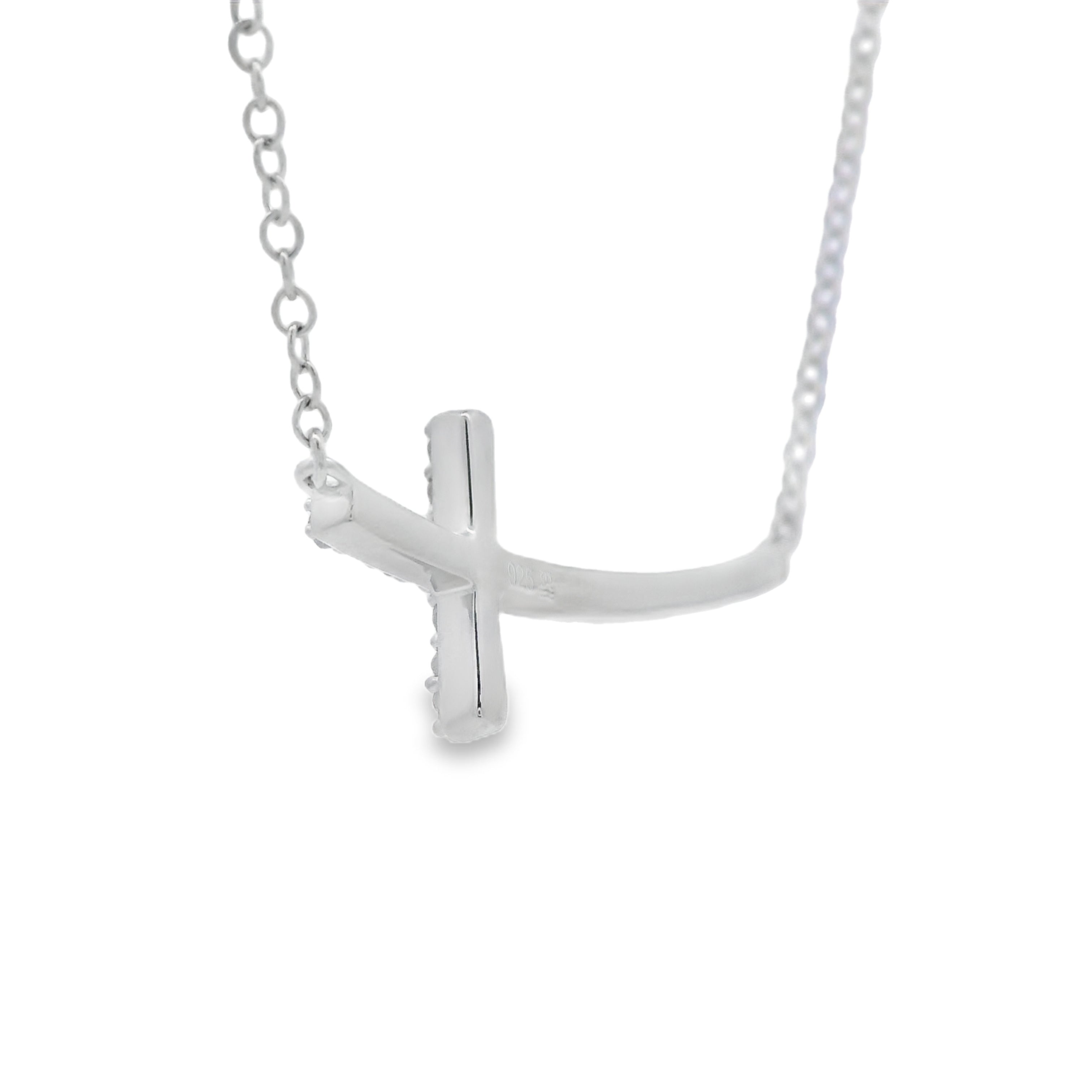 .26ct Diamond Cross Religious Pendant Sterling Silver on sale at MyriadMart