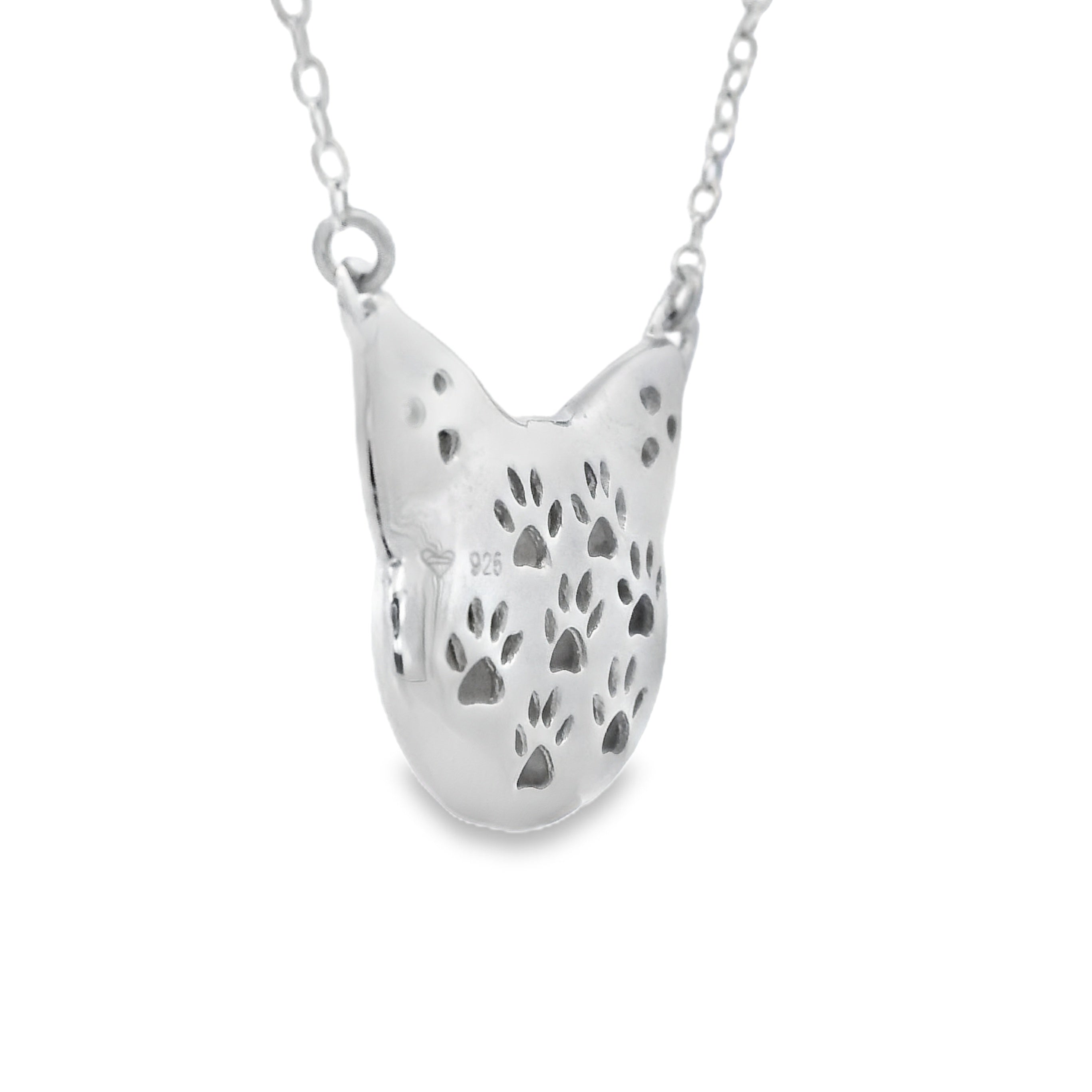 Natural .05ct Diamond Animal Pendant Sterling Silver on sale at MyriadMart