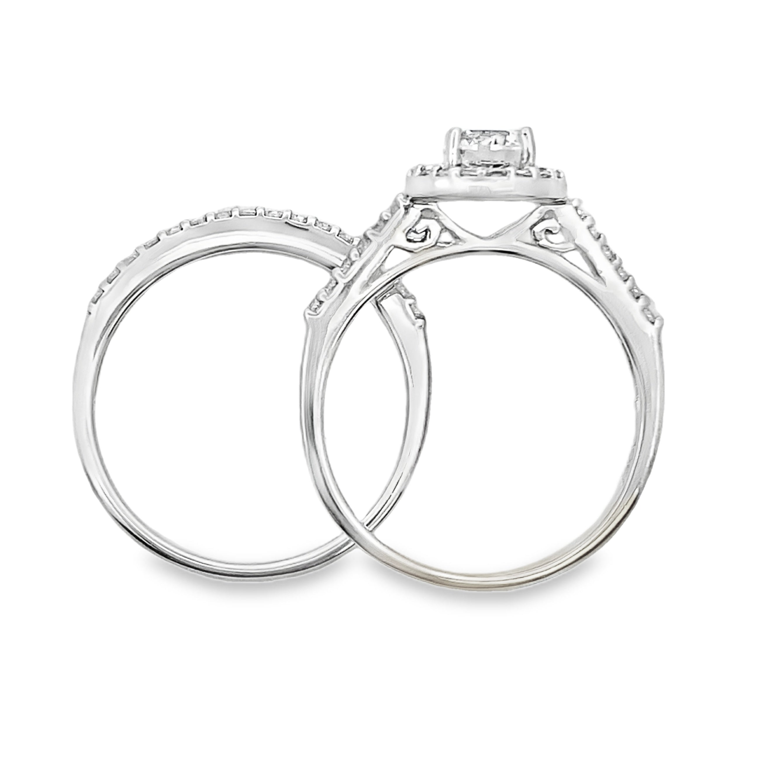 Cubic Zirconia CZ SS Bridal Sterling Silver on sale at MyriadMart
