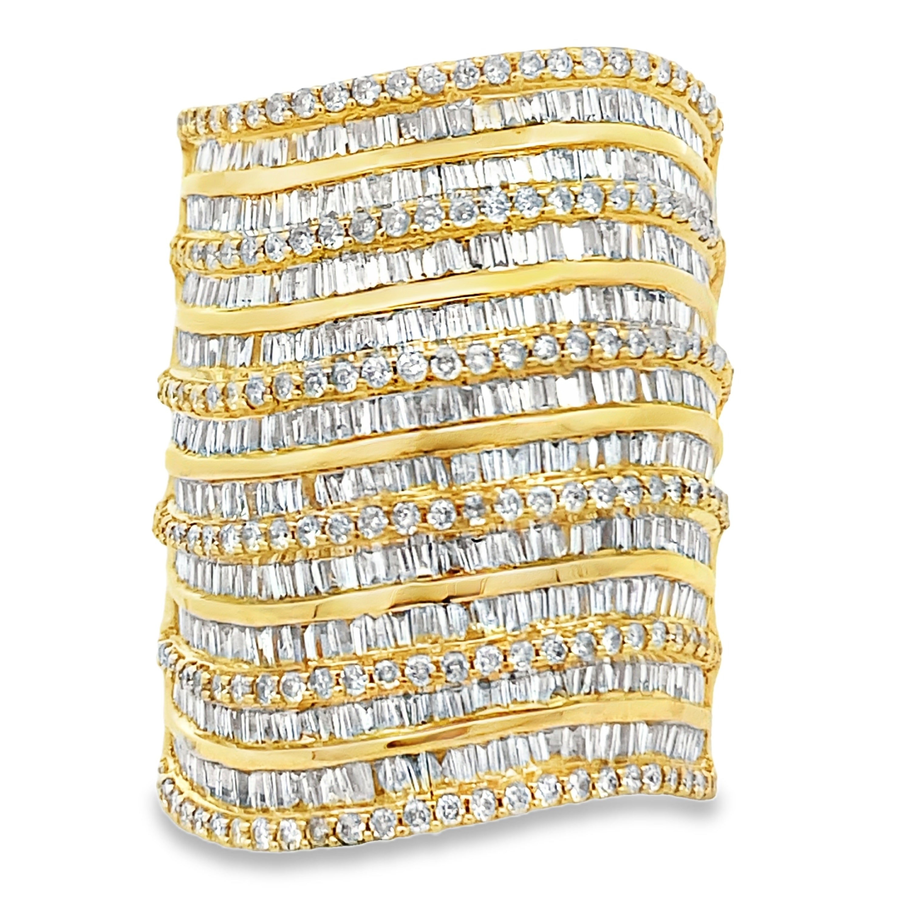 3.25ct Diamond Ring 14KT Yellow Gold on sale at MyriadMart