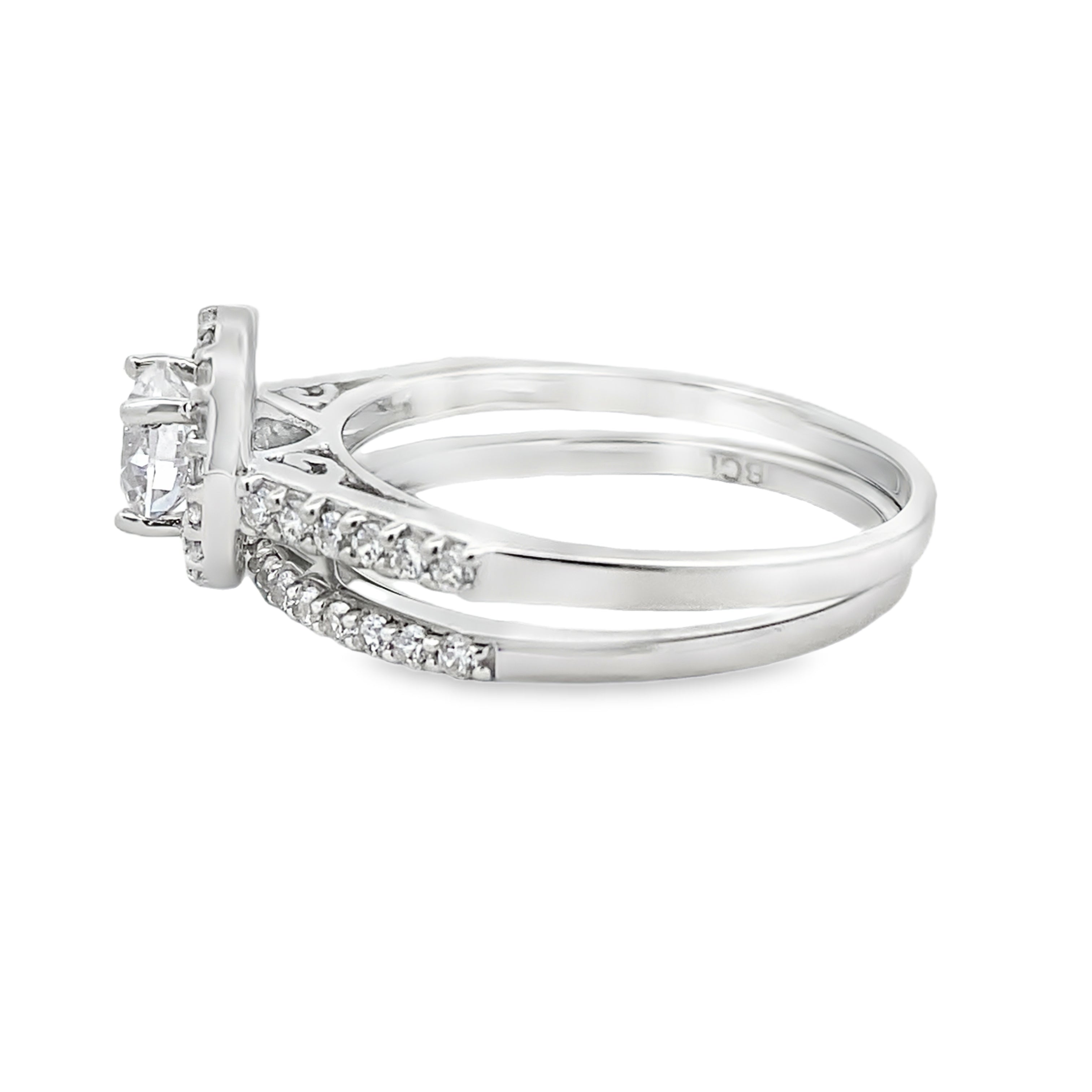 Cubic Zirconia CZ SS Bridal Sterling Silver on sale at MyriadMart