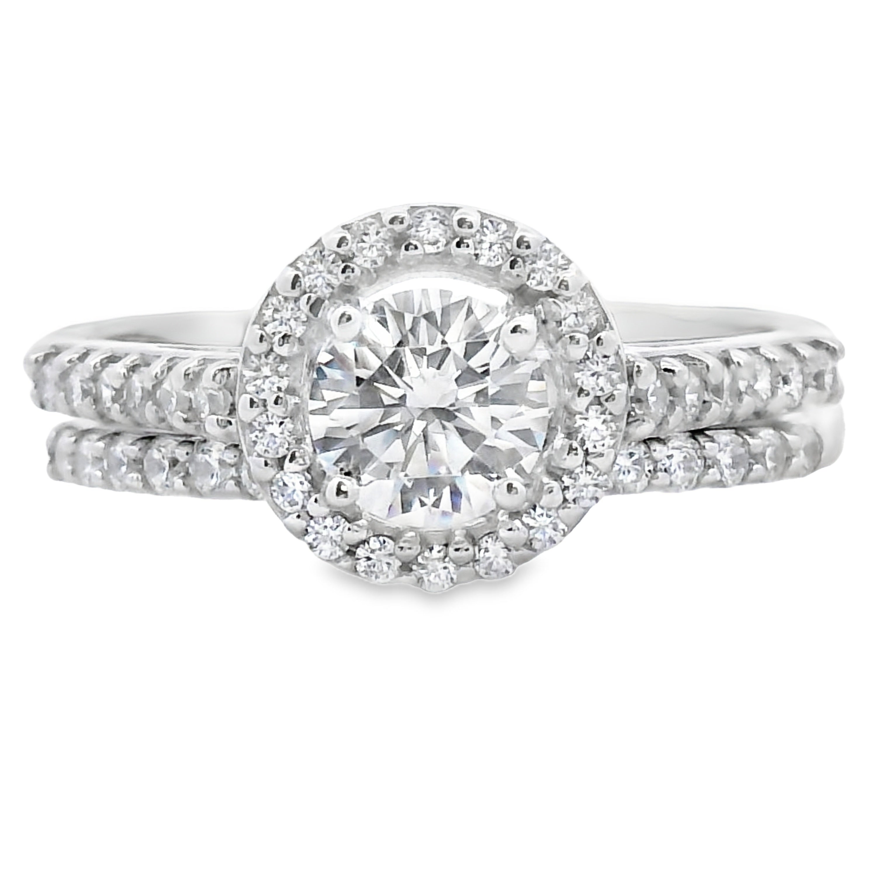 Cubic Zirconia CZ SS Bridal Sterling Silver on sale at MyriadMart