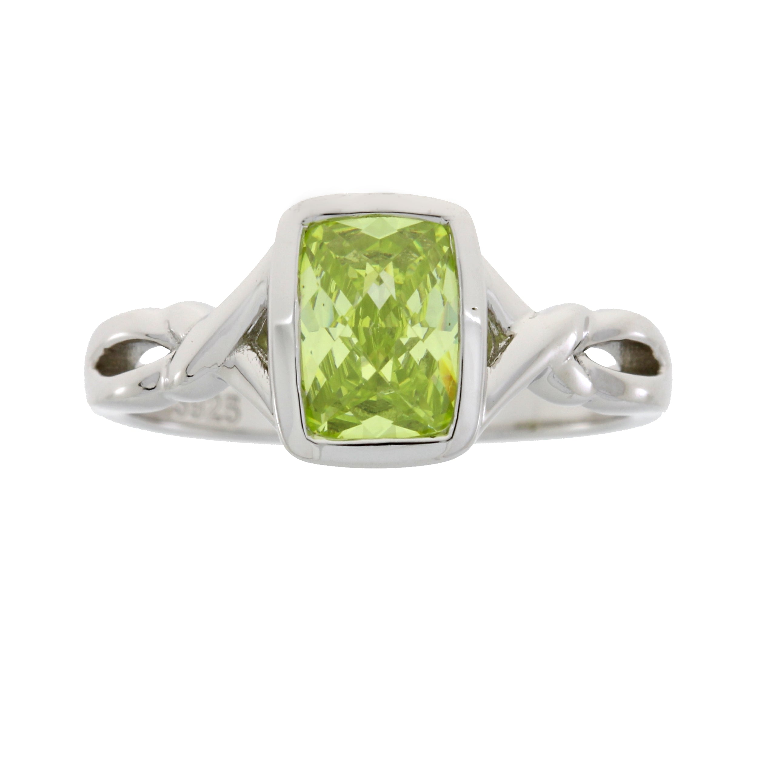 Cubic Zirconium Ring Sterling Silver on sale at MyriadMart