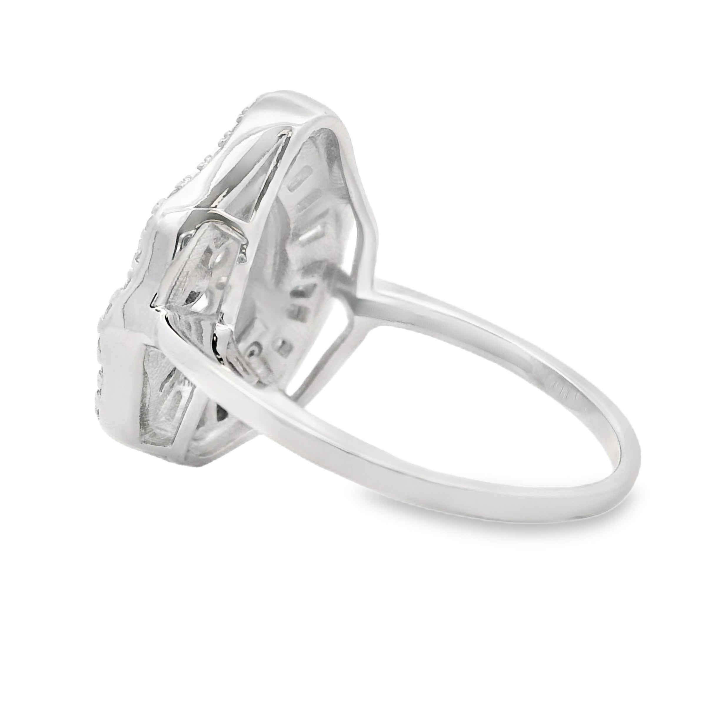 Cubic Zirconium Ring Sterling Silver on sale at MyriadMart