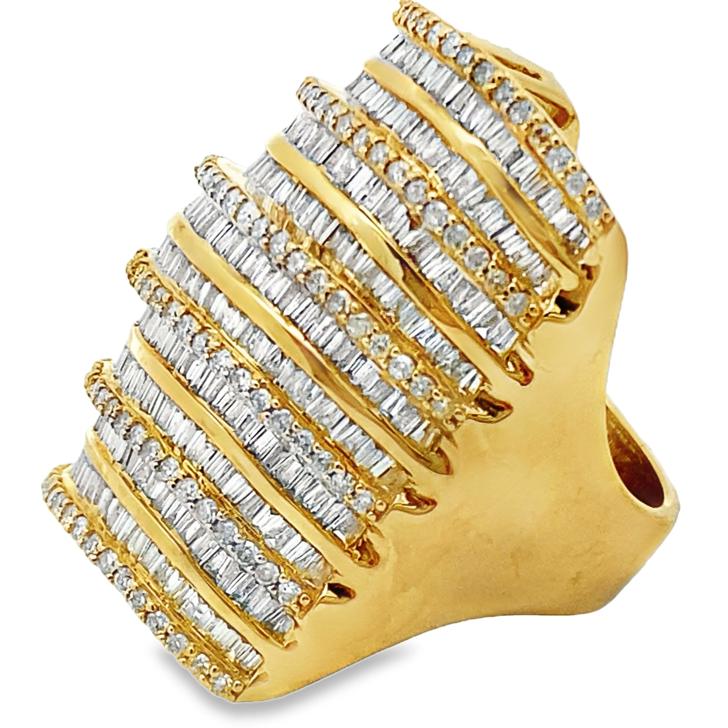 3.25ct Diamond Ring 14KT Yellow Gold on sale at MyriadMart