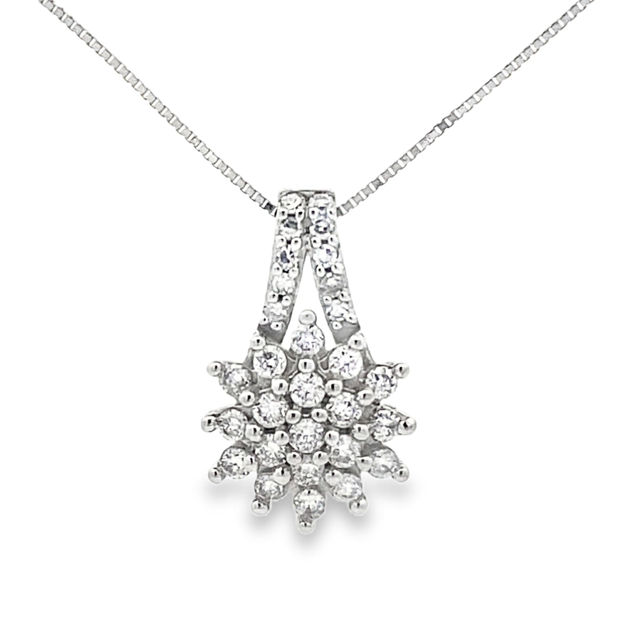 Lab Grown Diamond Fashion Pendants 10KT White Gold on sale at MyriadMart