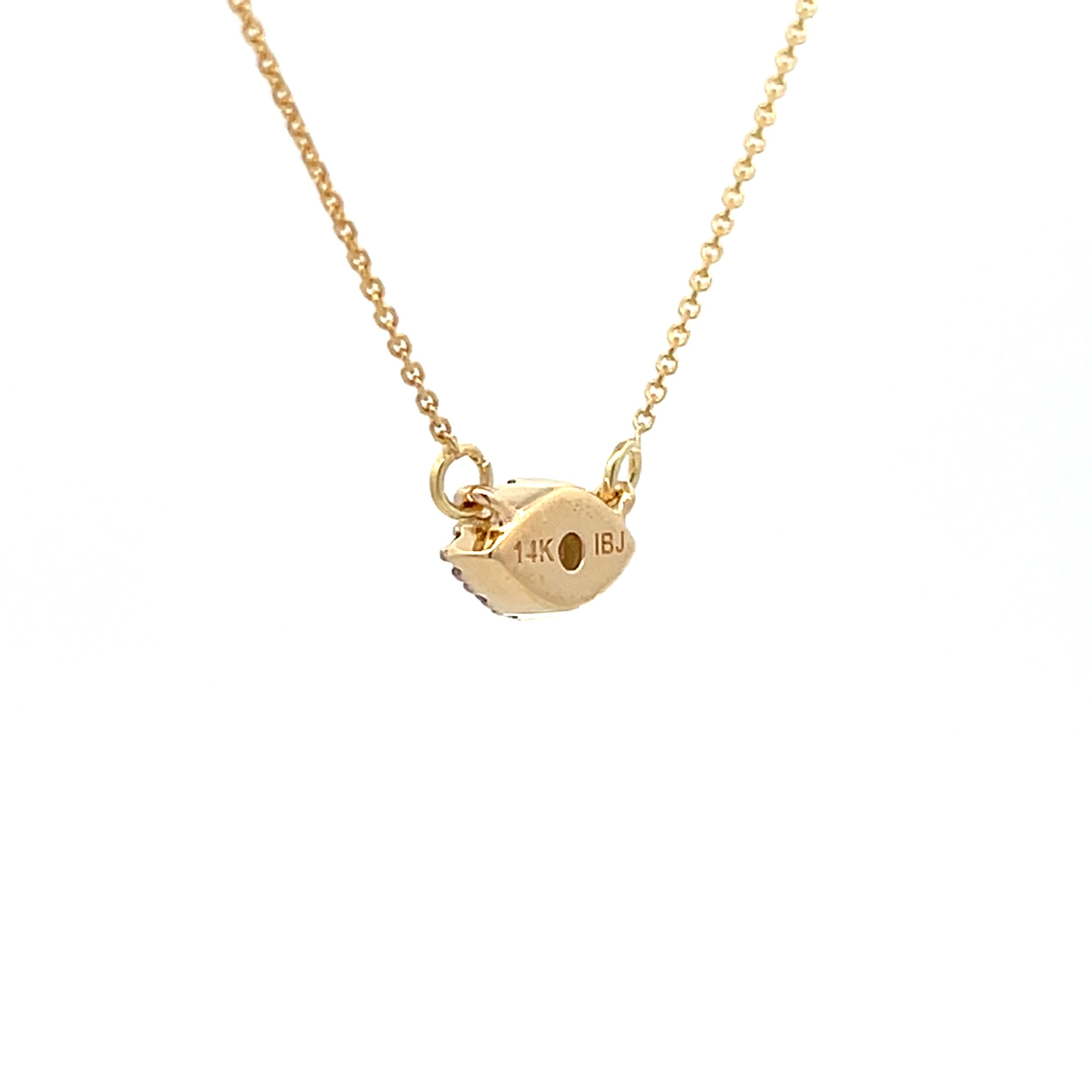 .12ct Emerald Diamond Fashion Pendants 14KT Yellow Gold on sale at MyriadMart
