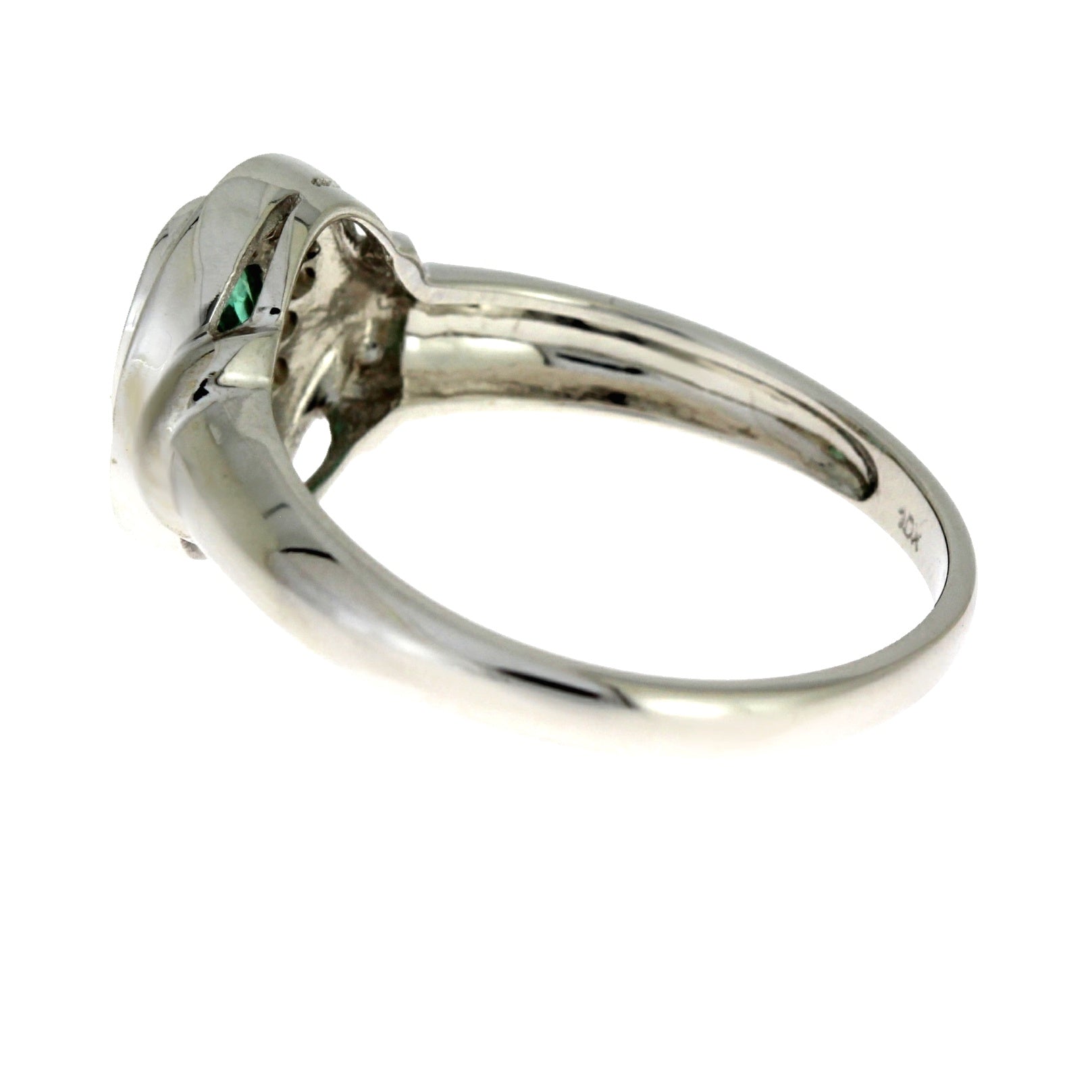 .60ct Emerald Diamond Ring 10KT White Gold on sale at MyriadMart