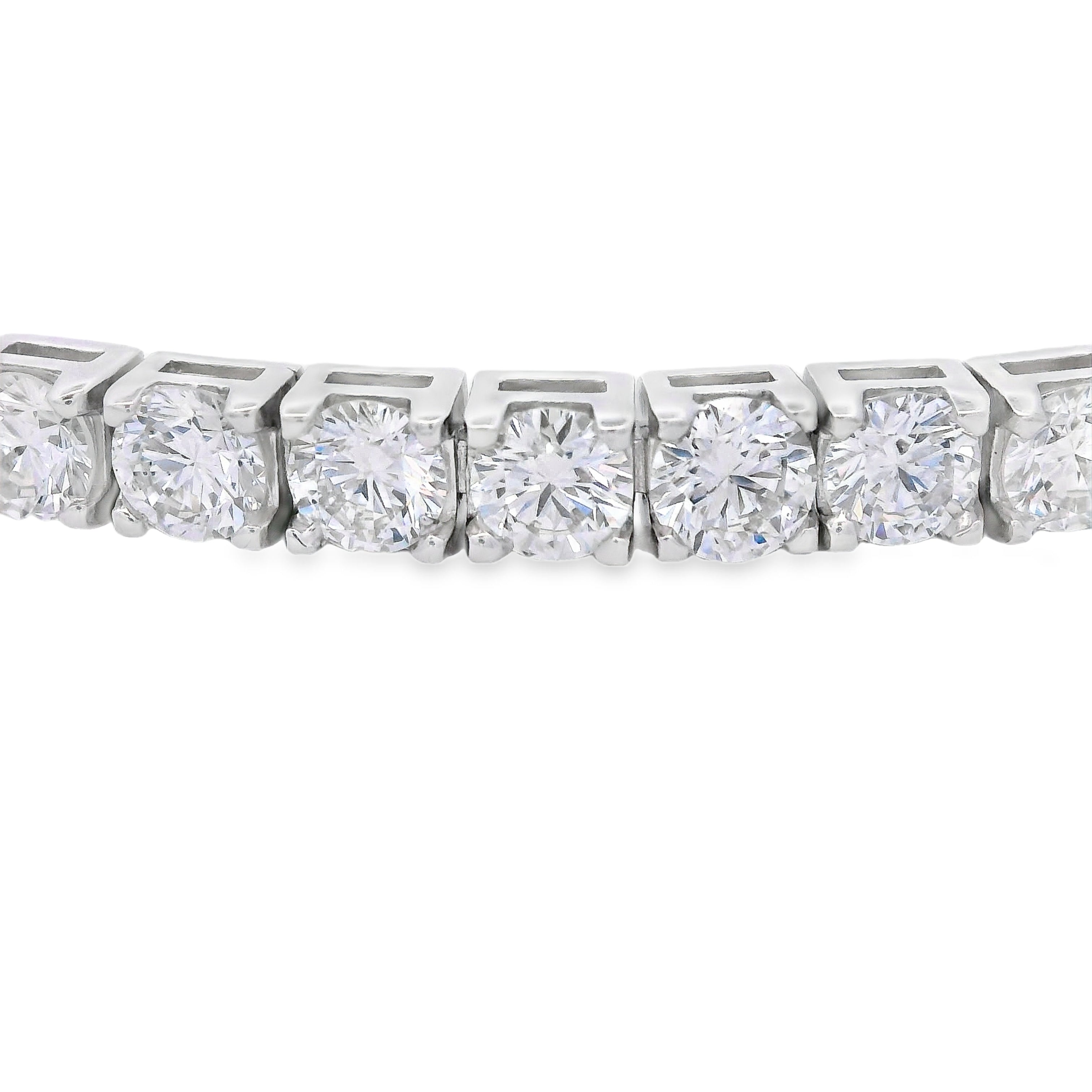 Lab Grown Diamond Tennis Bracelet Sterling Silver on sale at MyriadMart