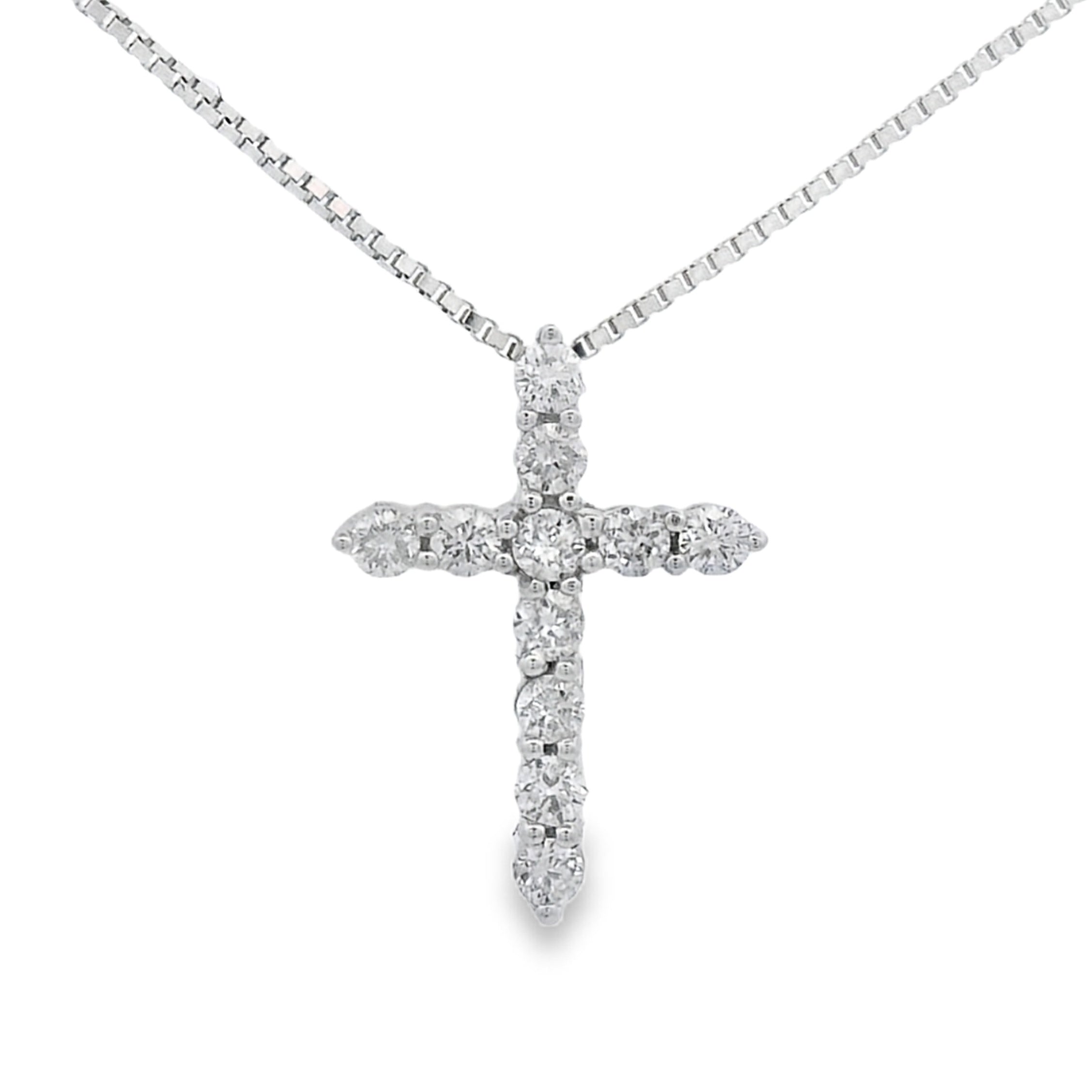 .15ct Diamond Cross Religious Pendant 14KT Yellow Gold on sale at MyriadMart
