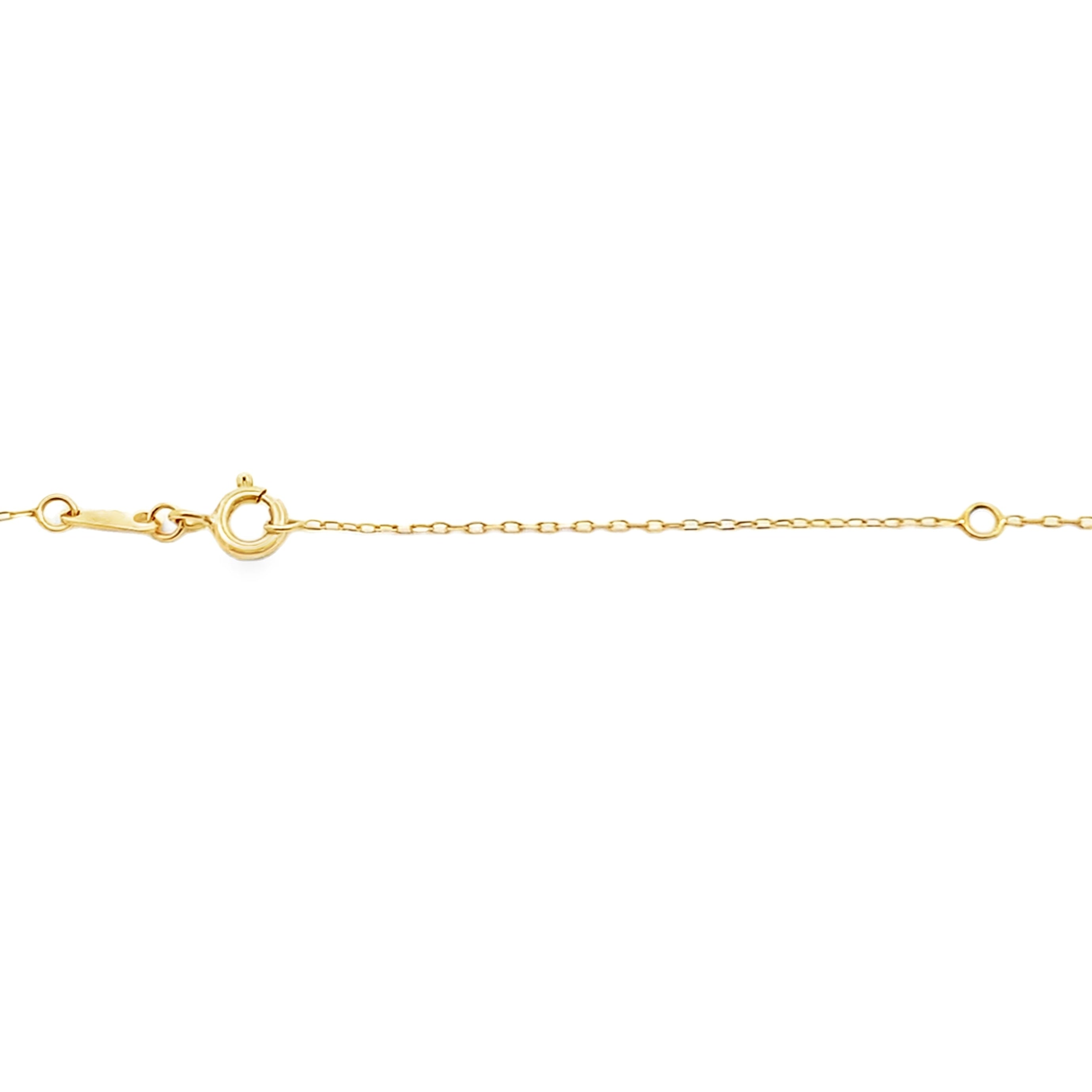Sapphire Diamond Fashion Pendants 10KT Yellow Gold on sale at MyriadMart