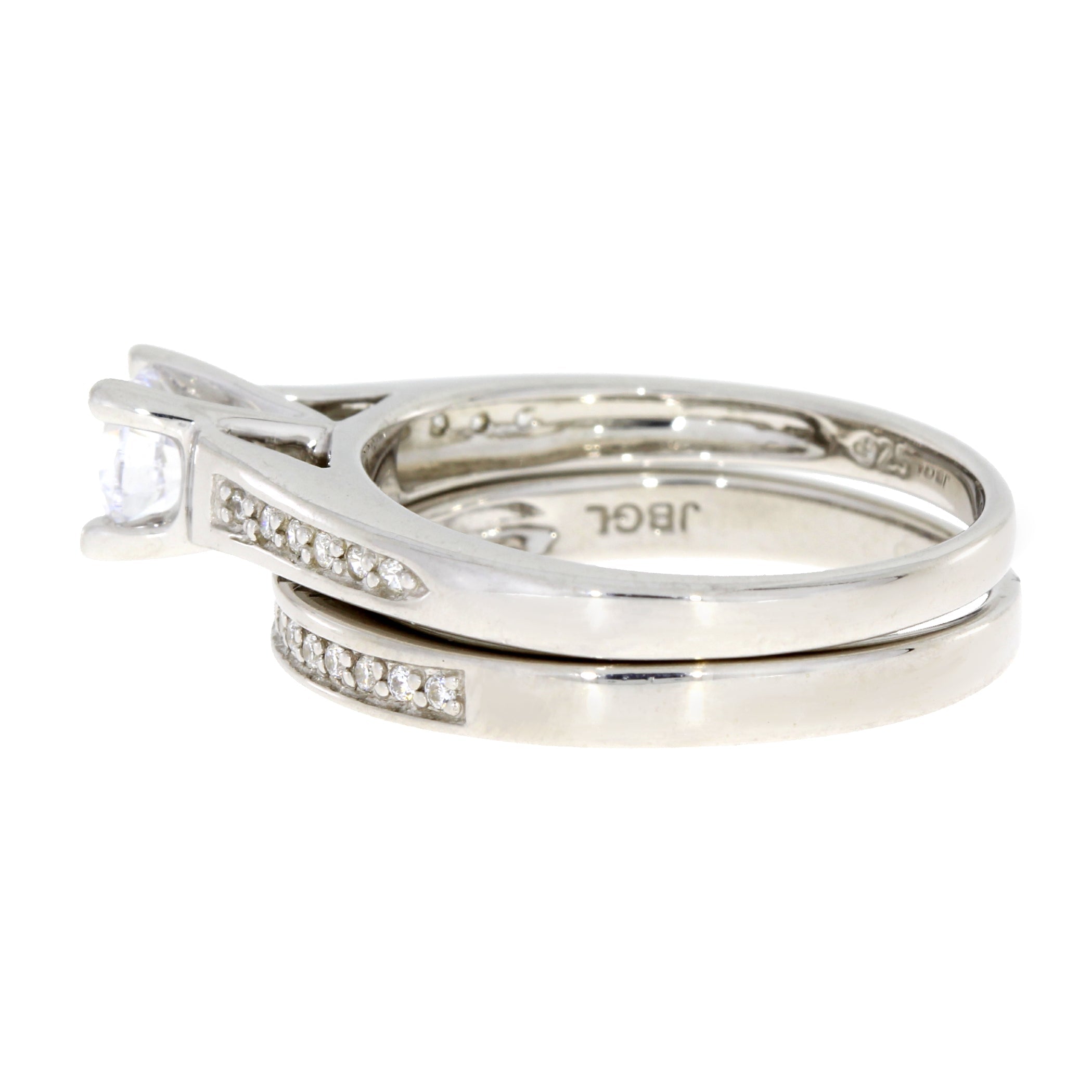 Cubic Zirconia CZ SS Bridal Sterling Silver on sale at MyriadMart