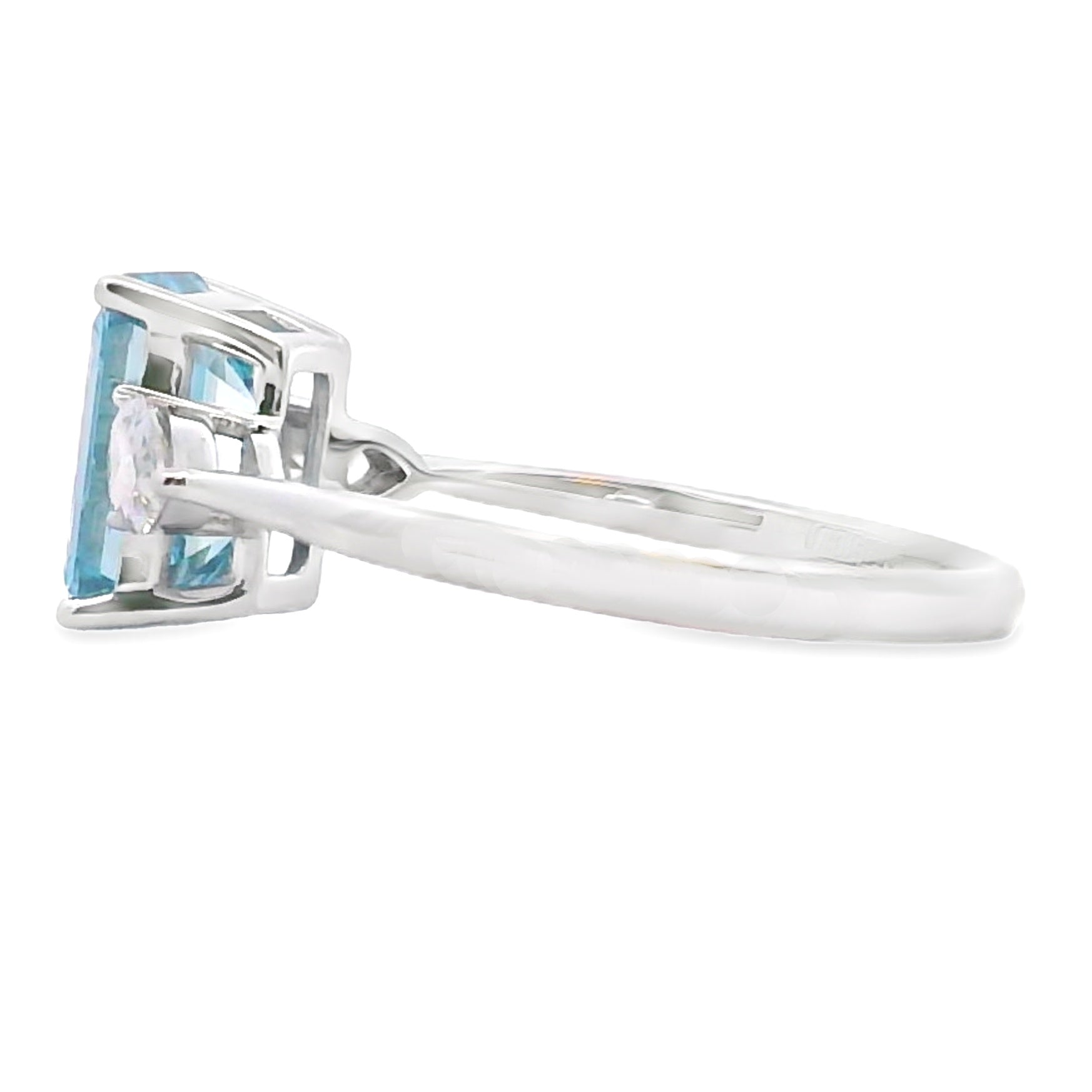 2.50ct Lab Grown Diamond Eng Only 14KT White Gold on sale at MyriadMart