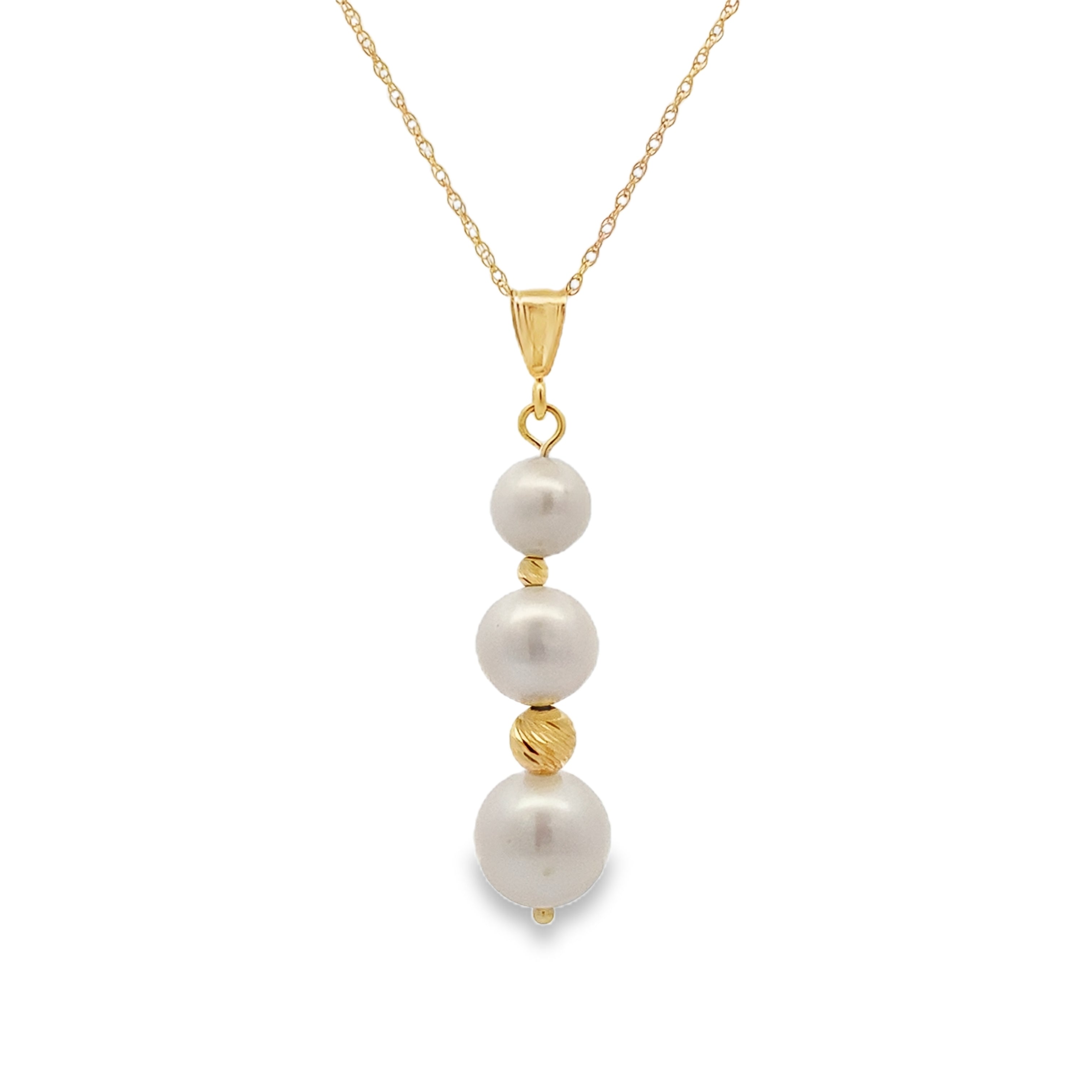 Pearl Fashion Pendants 14KT Yellow Gold on sale at MyriadMart