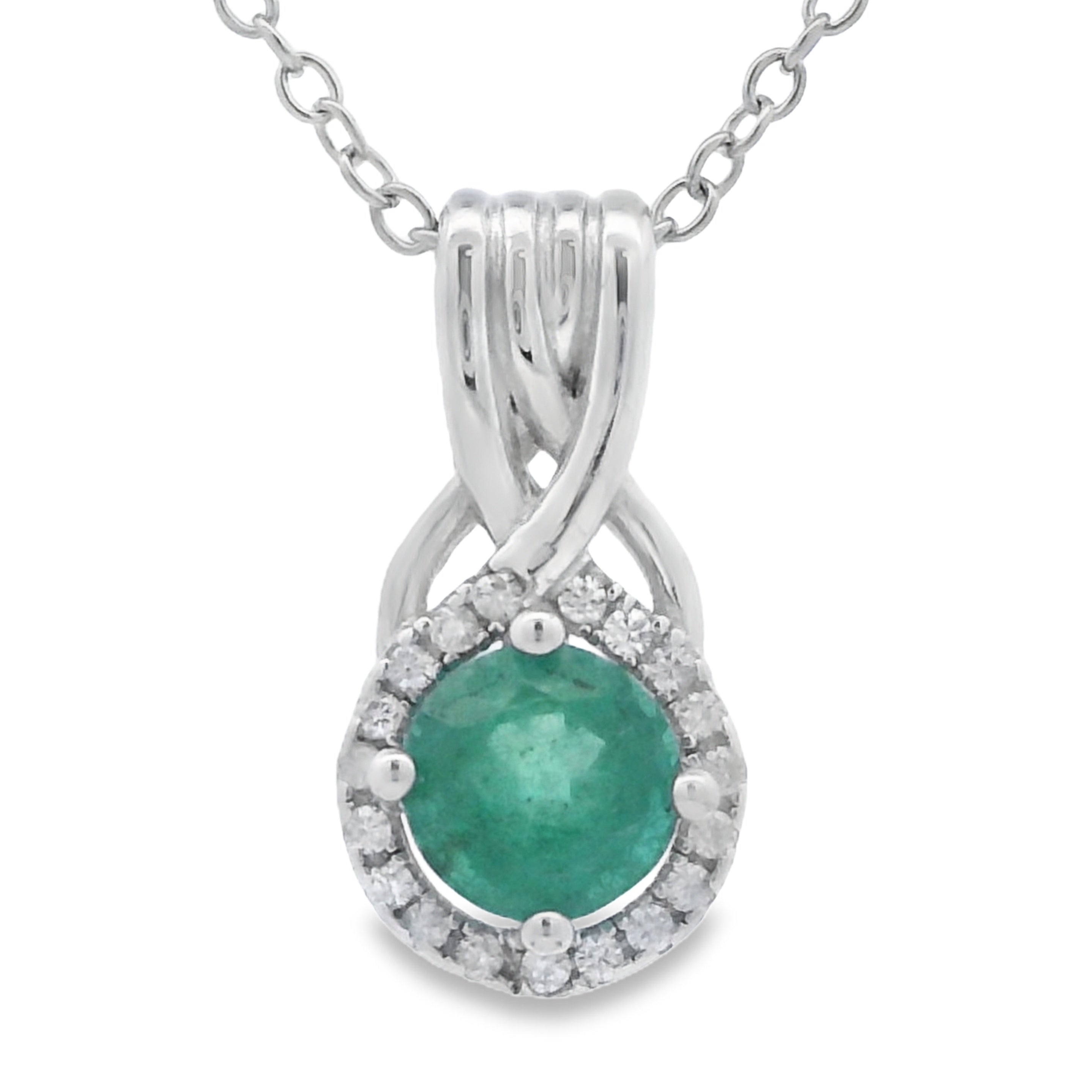 .58ct Emerald Zircon Fashion Pendants Sterling Silver on sale at MyriadMart