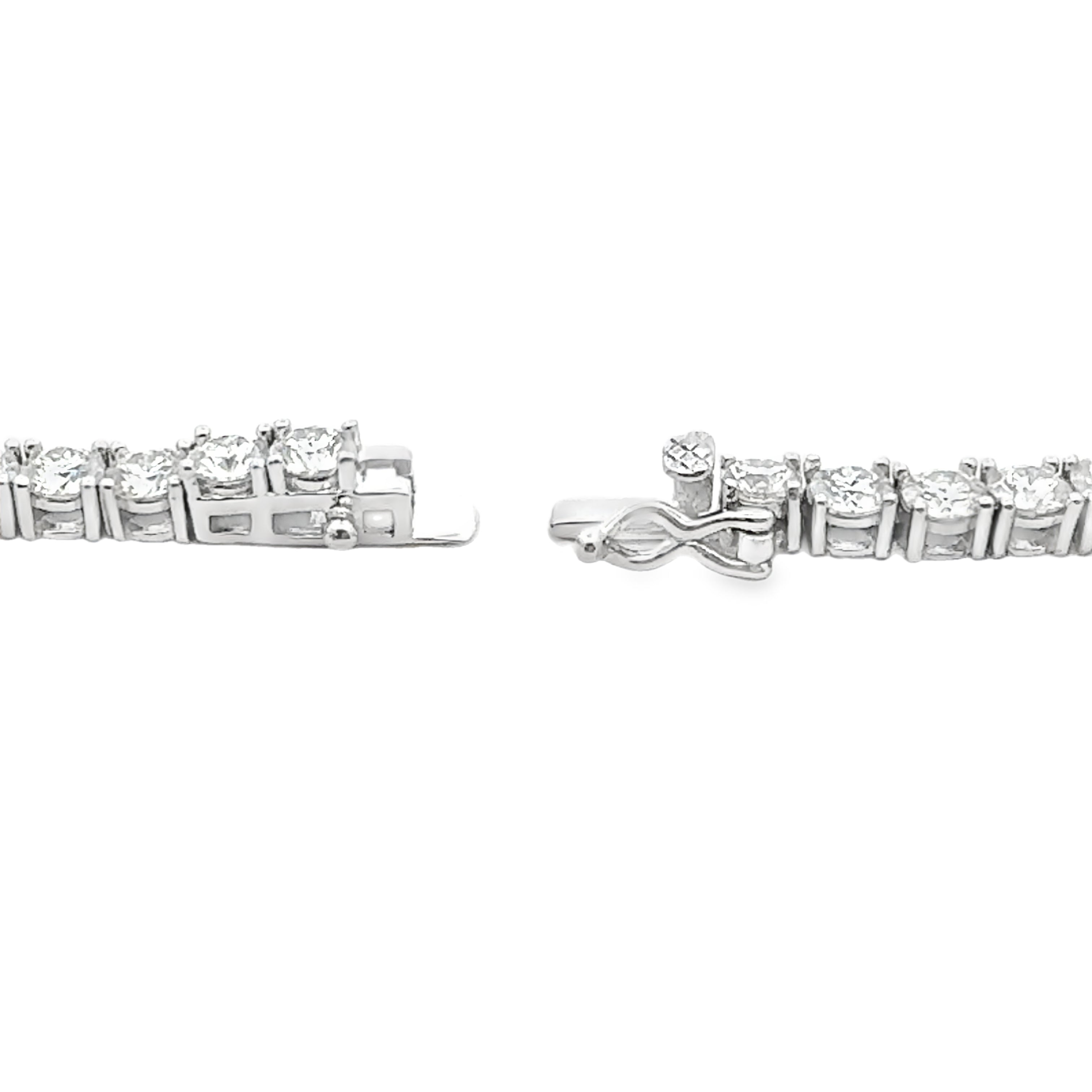 39.98ct Moissanite Tennis Necklace Sterling Silver on sale at MyriadMart