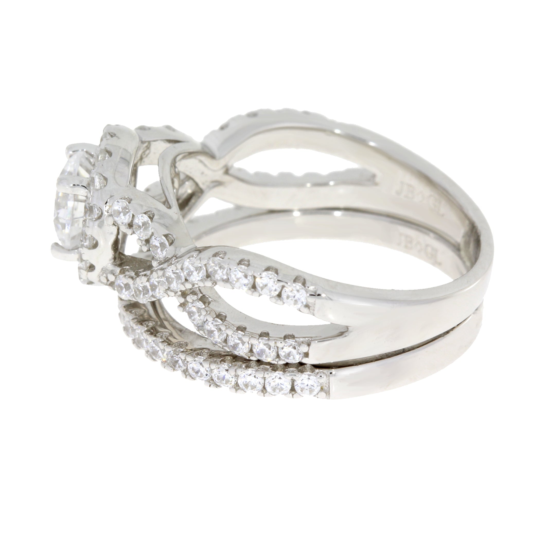 Cubic Zirconium CZ SS Bridal Sterling Silver on sale at MyriadMart